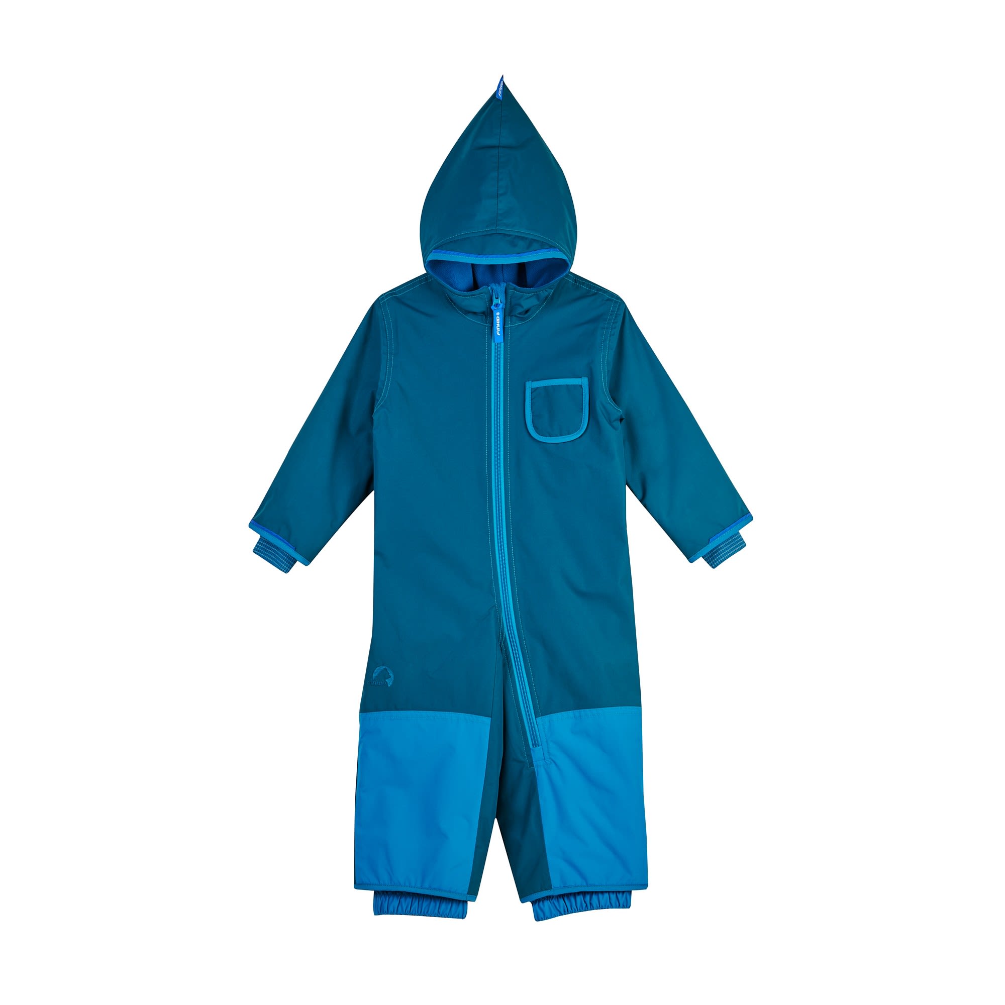 Finkid Pikku Winter EKO Blau- Regenhosen und Hardshell-Hosen- Grsse 60 - 70 - Farbe Deep Teal - Seaport