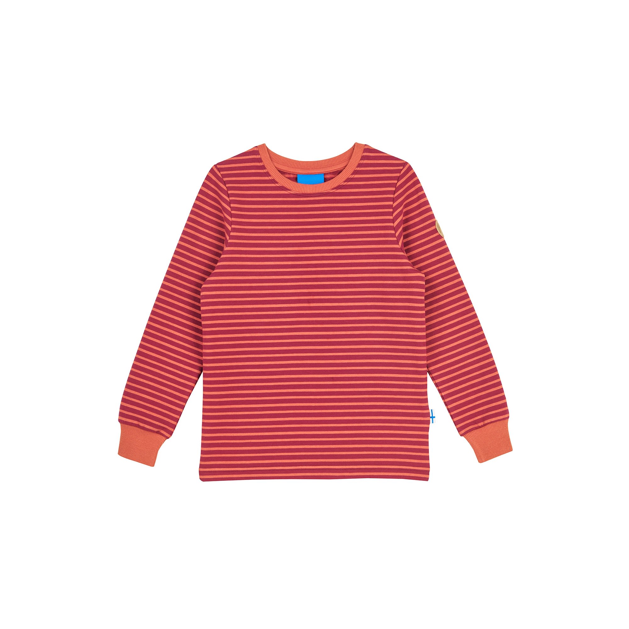 Finkid Rivi (Vorgngermodell) Gestreift - Rot- Sweaters und Hoodies- Grsse 80 - 90 - Farbe Beet Red - Chili
