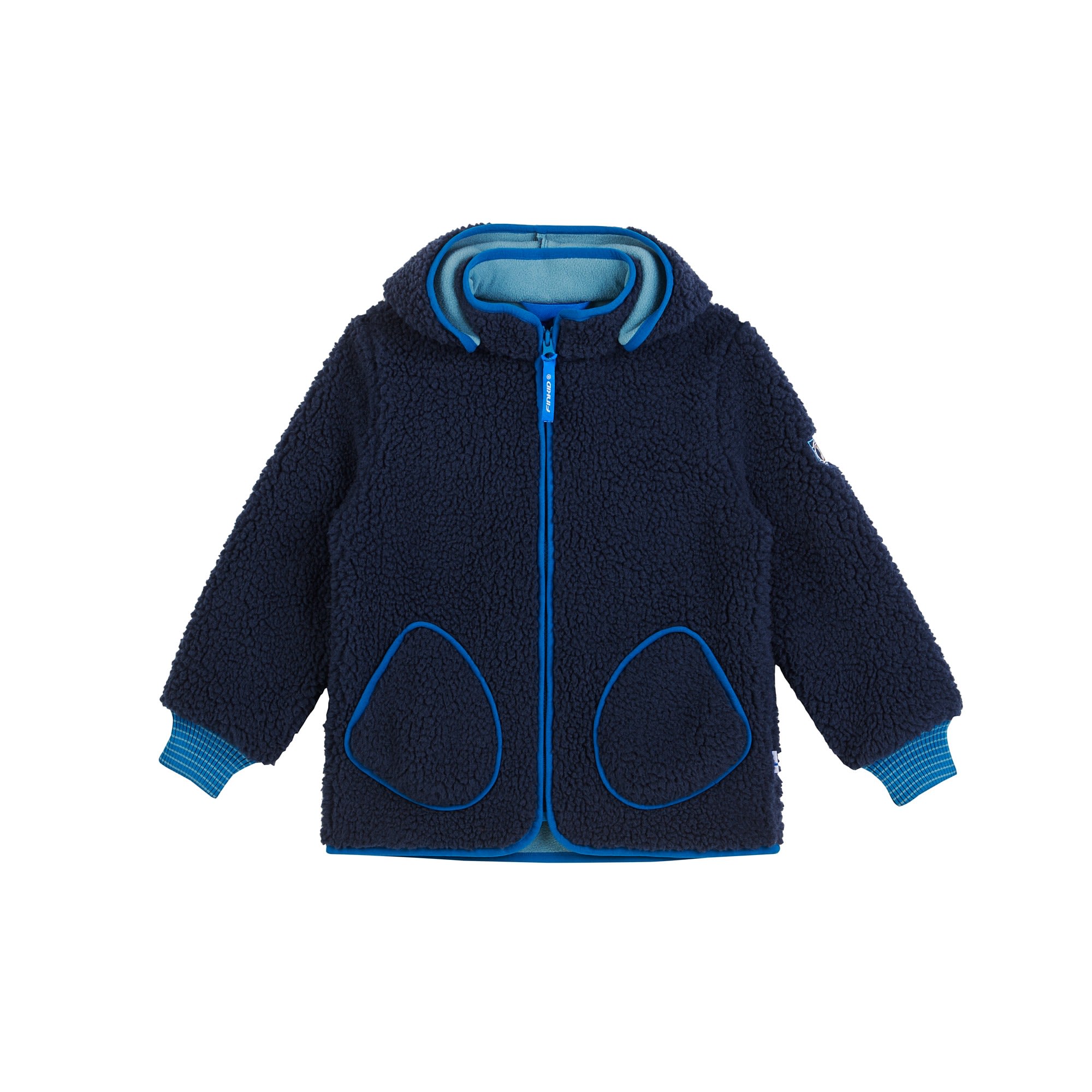 Finkid Tonttu Nalle Blau- Anoraks- Grsse 80 - 90 - Farbe Navy - Seaport