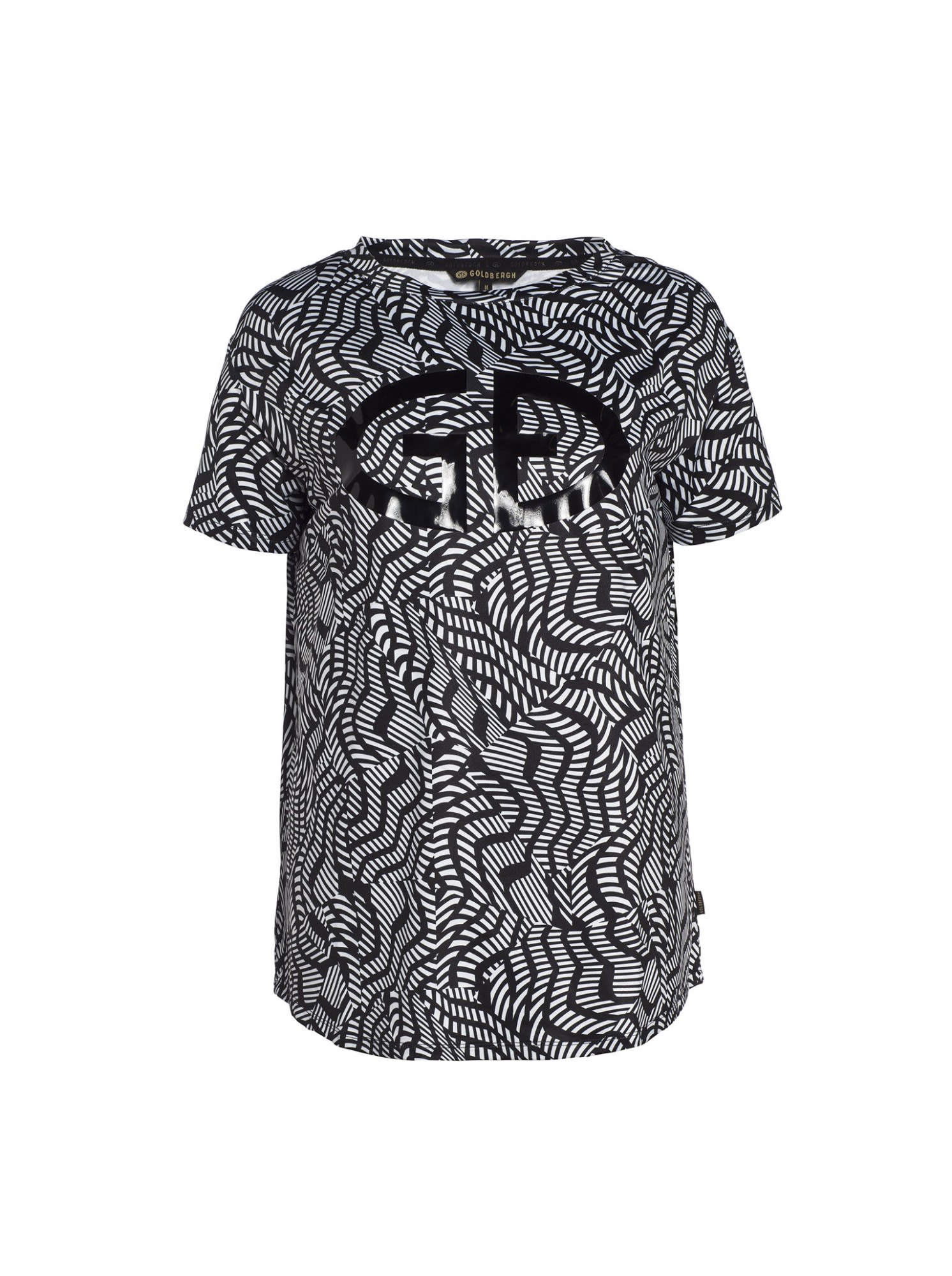 Goldbergh Aphea Short Sleeve Top Grau- Female Kurzarm-Shirts- Grsse XS - Farbe Hypnotic