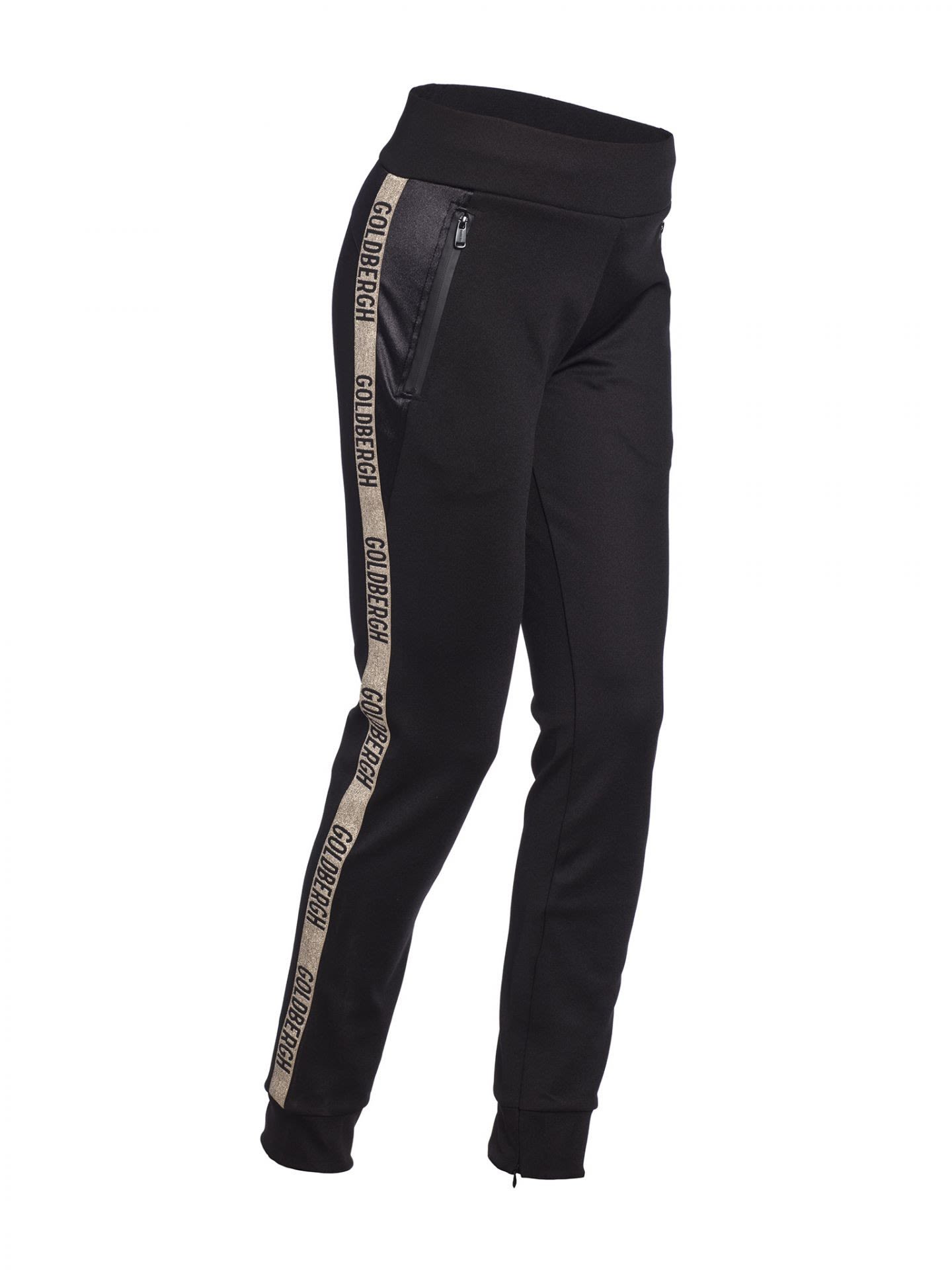 Goldbergh Moira Track Pants Schwarz- Female Softshellhosen- Grsse L - Farbe Black