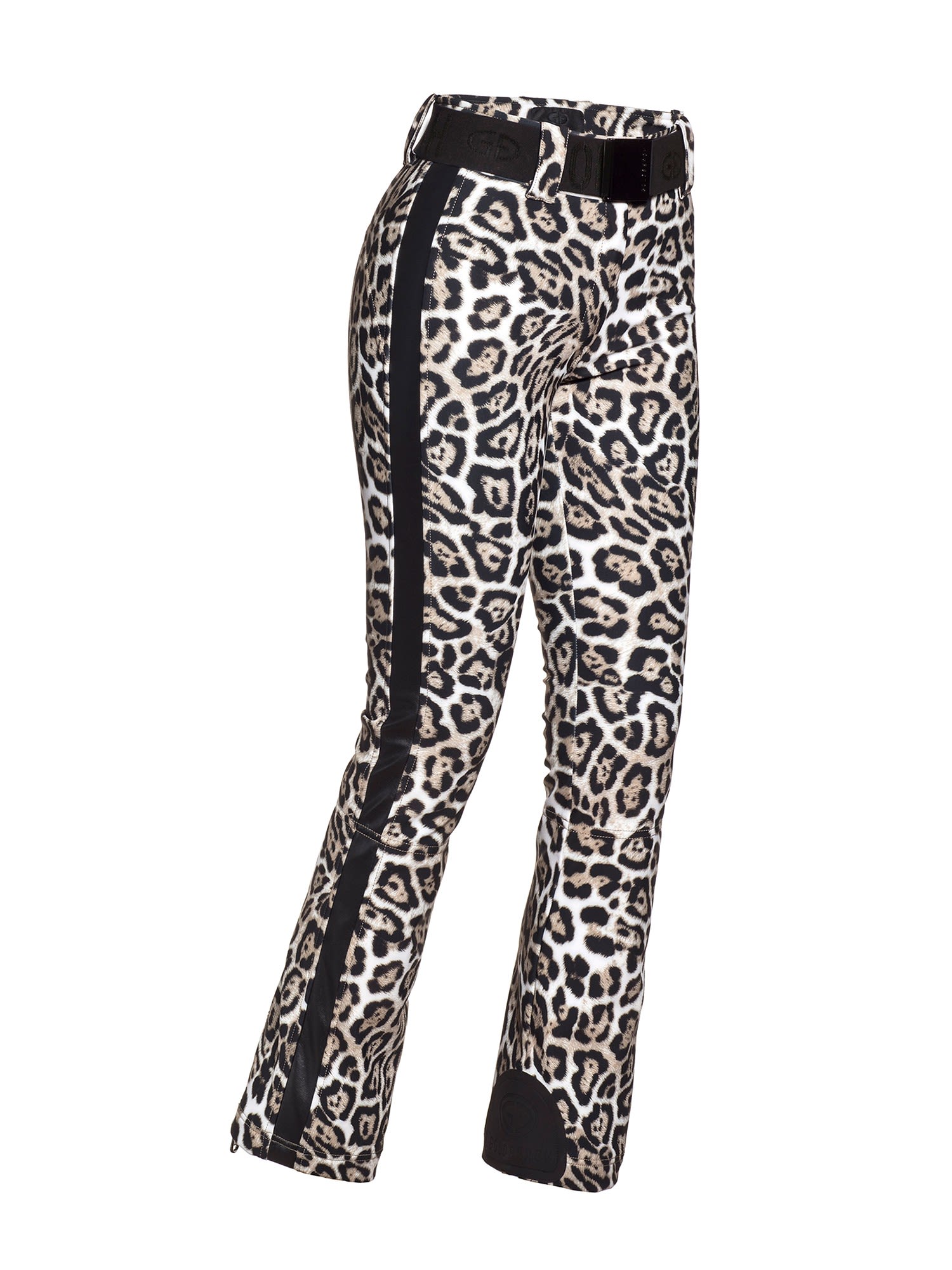 Goldbergh Roar Pants Braun - Weiss- Female Softshellhosen- Grsse 34 - Farbe Leopard