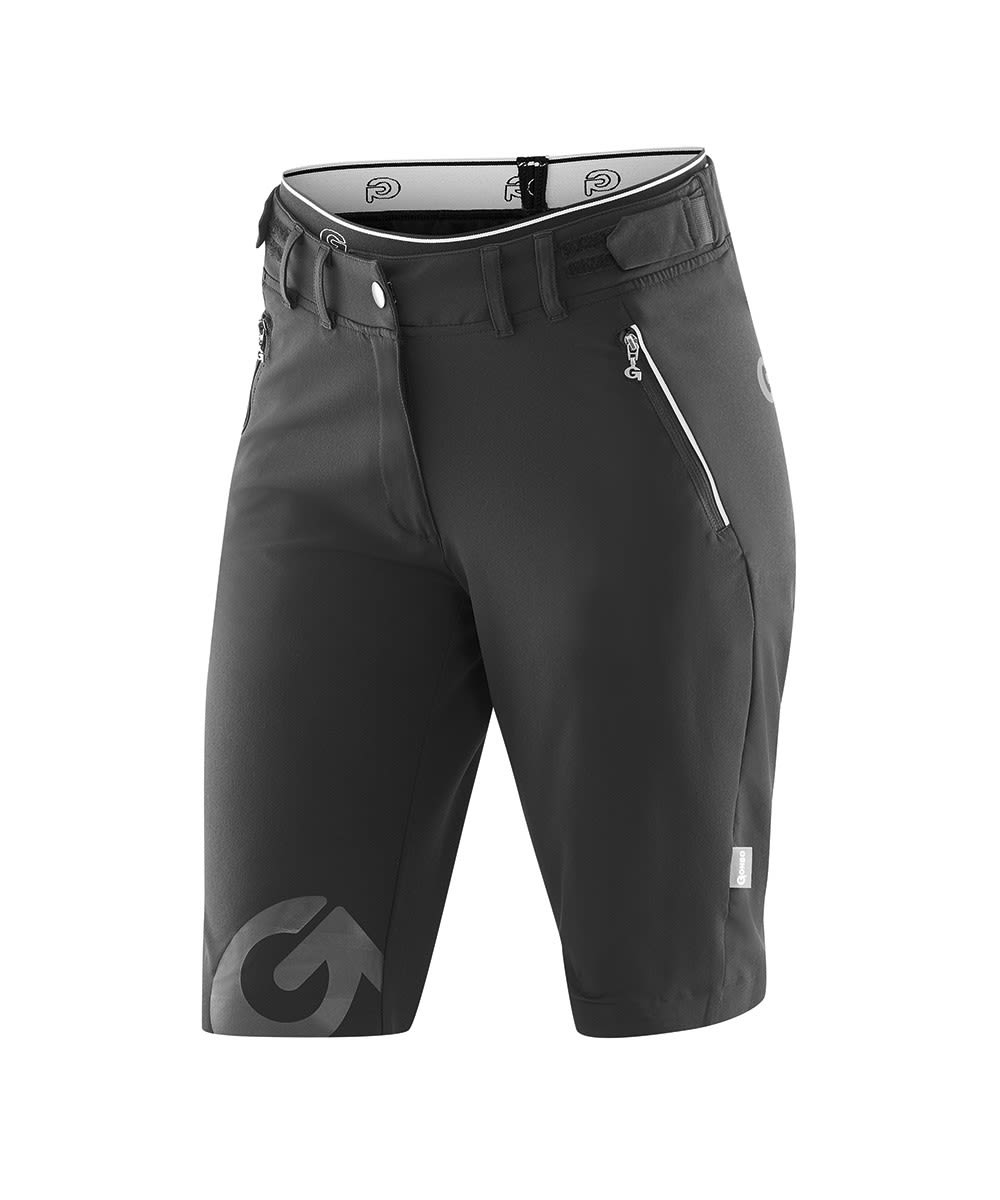 Gonso Sitivo Shorts bergrsse Schwarz- Female Shorts- Grsse 48 - Farbe Black - Bright Green