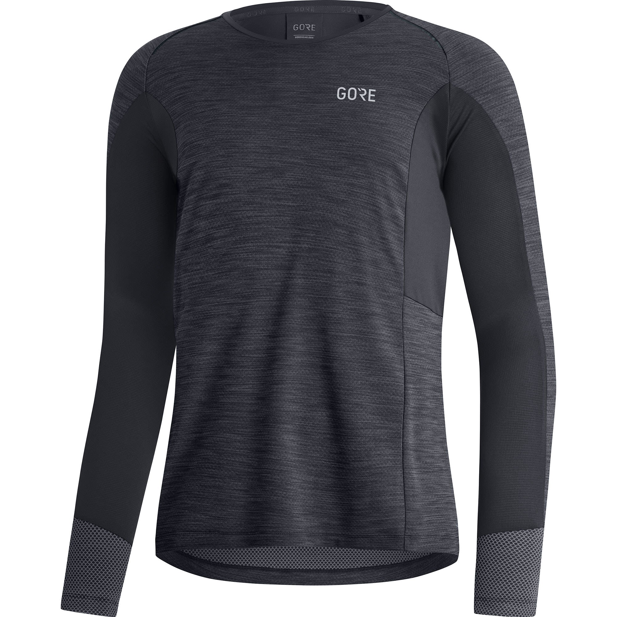 Gore Energetic Long-Sleeve Shirt Schwarz- Male Langarm-Shirts- Grsse S - Farbe Black