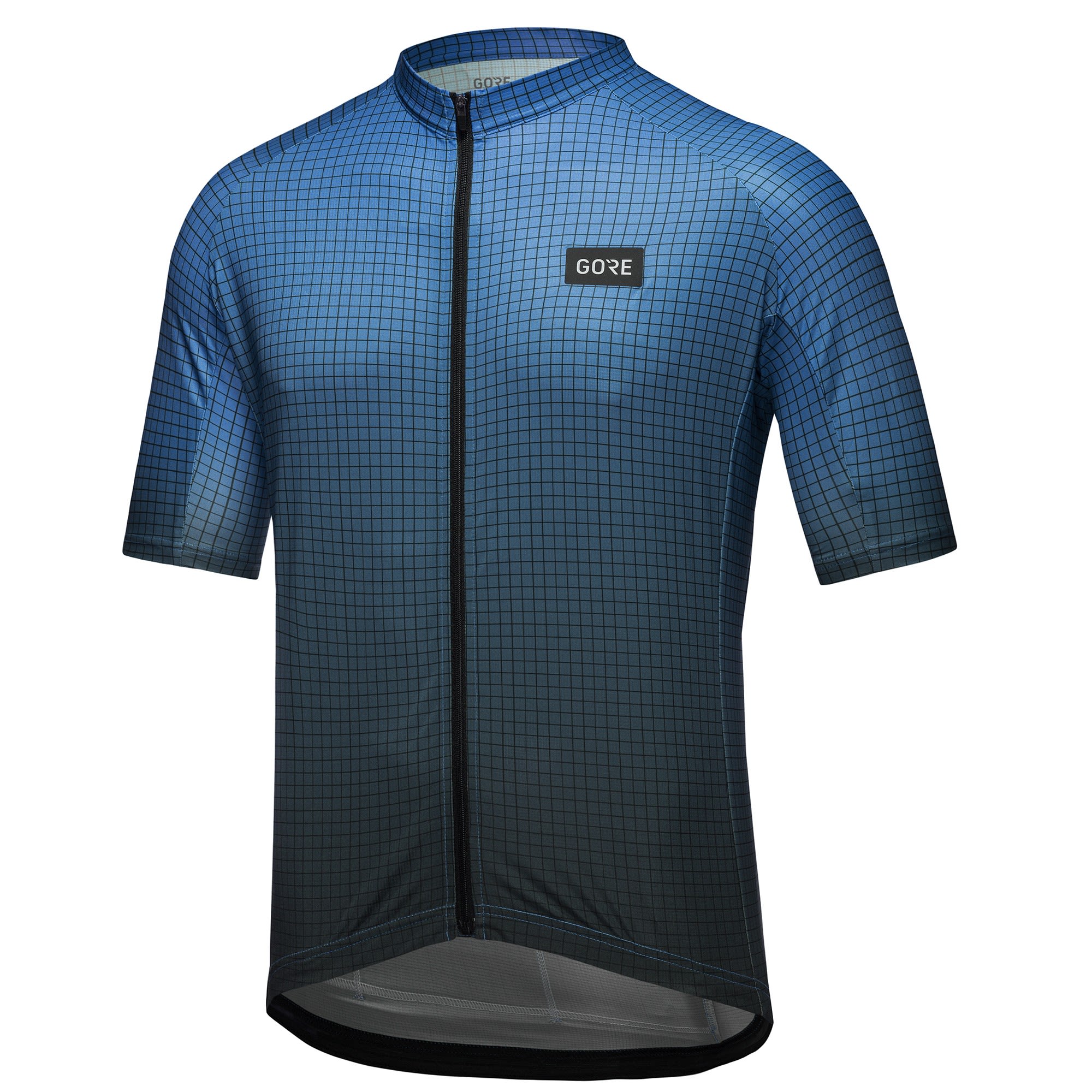 Gore Grid Fade Jersey Blau- Male Kurzarm-Radtrikots- Grsse M - Farbe Black - Sphere Blue