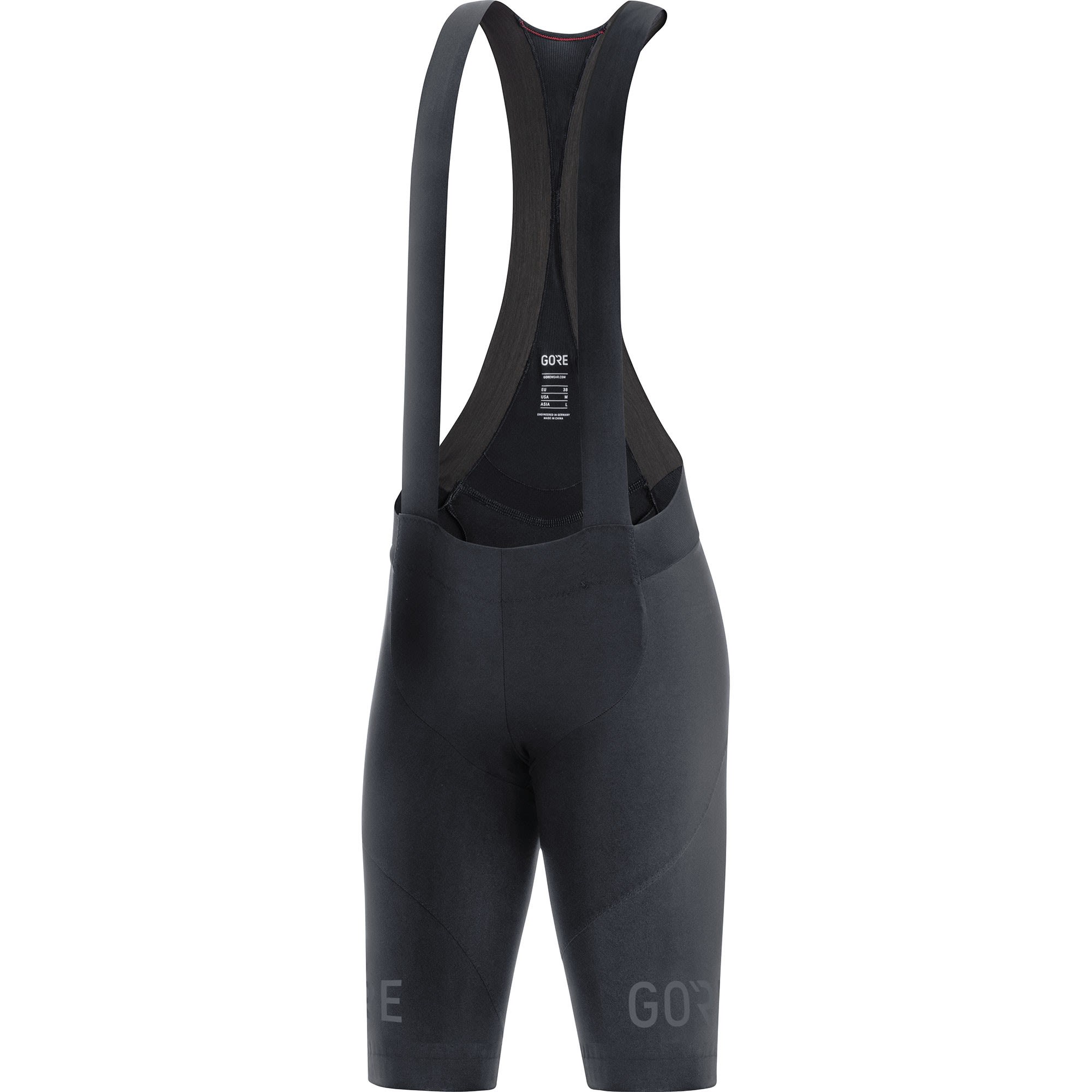 Gore Long Distance Bib Shorts+ Schwarz- Female Tights- Grsse 34 - Farbe Black