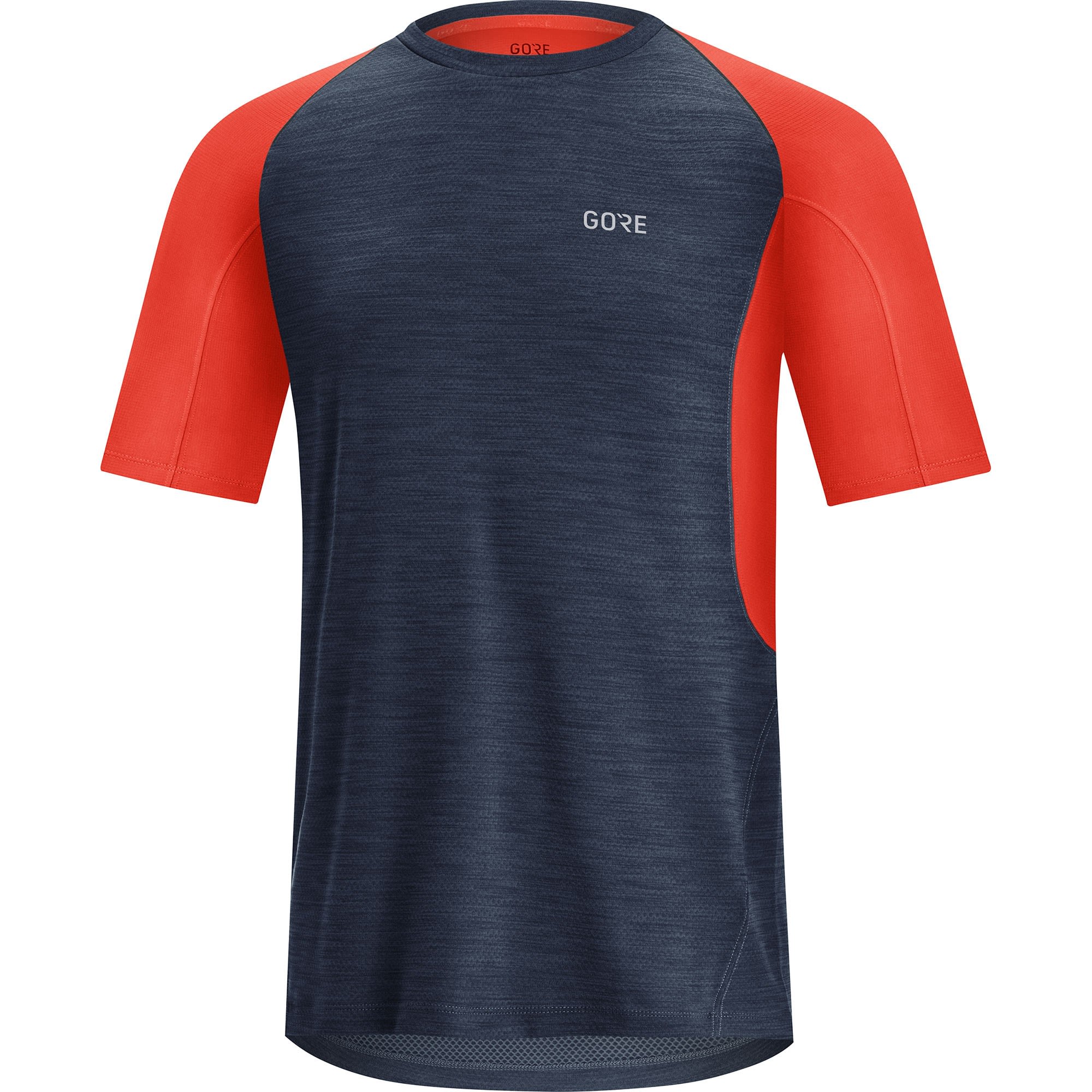 Gore R5 Shirt Colorblock- Male Kurzarm-Shirts- Grsse M - Farbe Orbit Blue - Fireball