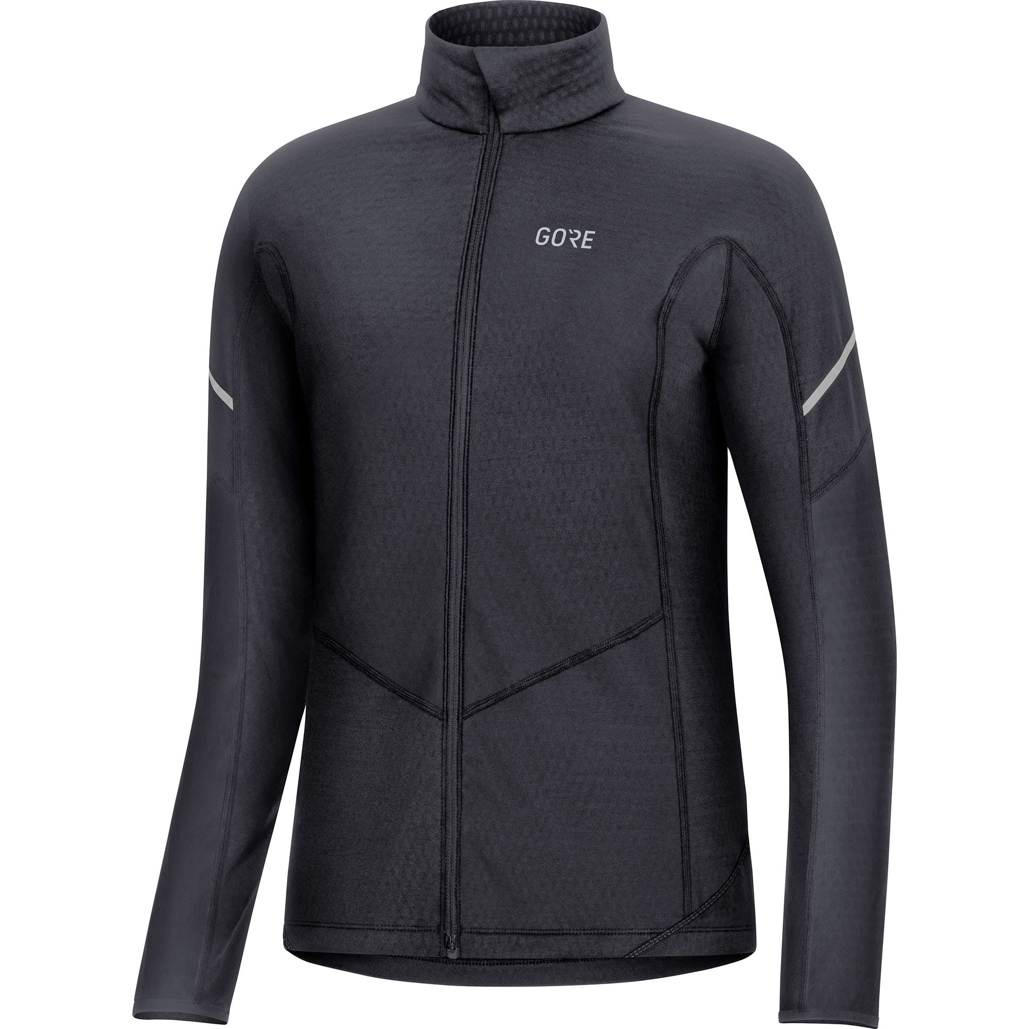 Gore Thermo Long Sleeve Zip Shirt Schwarz- Female Winterjacken- Grsse 42 - Farbe Black