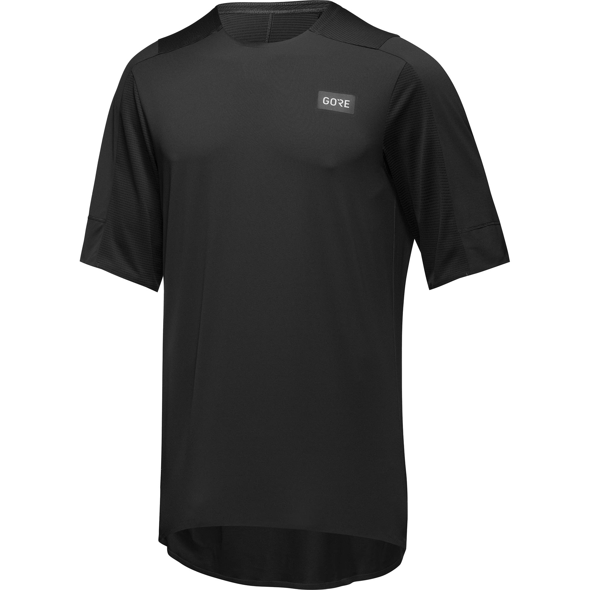 Gore Trailkpr Tech Jersey Schwarz- Male Kurzarm-Shirts- Grsse S - Farbe Black