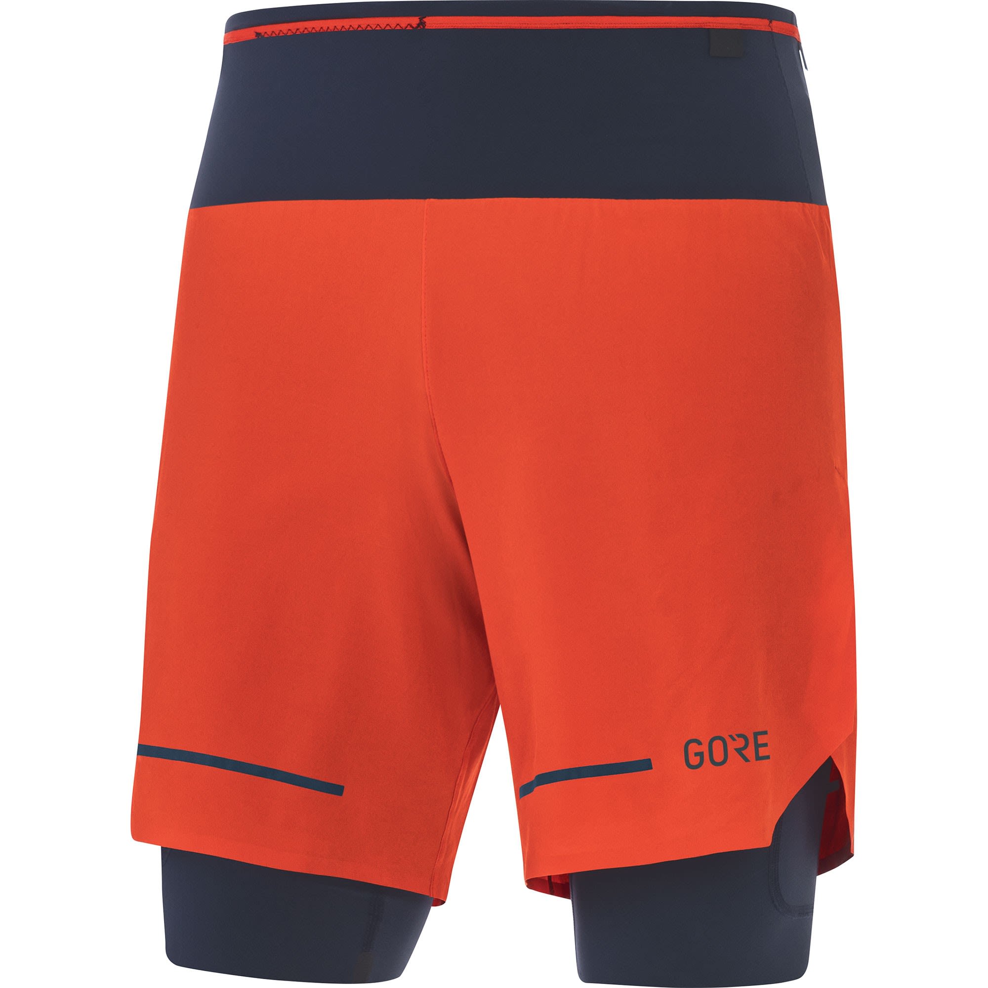 Gore Ultimate 2in1 Shorts Blau- Male Tights- Grsse S - Farbe Fireball - Orbit Blue