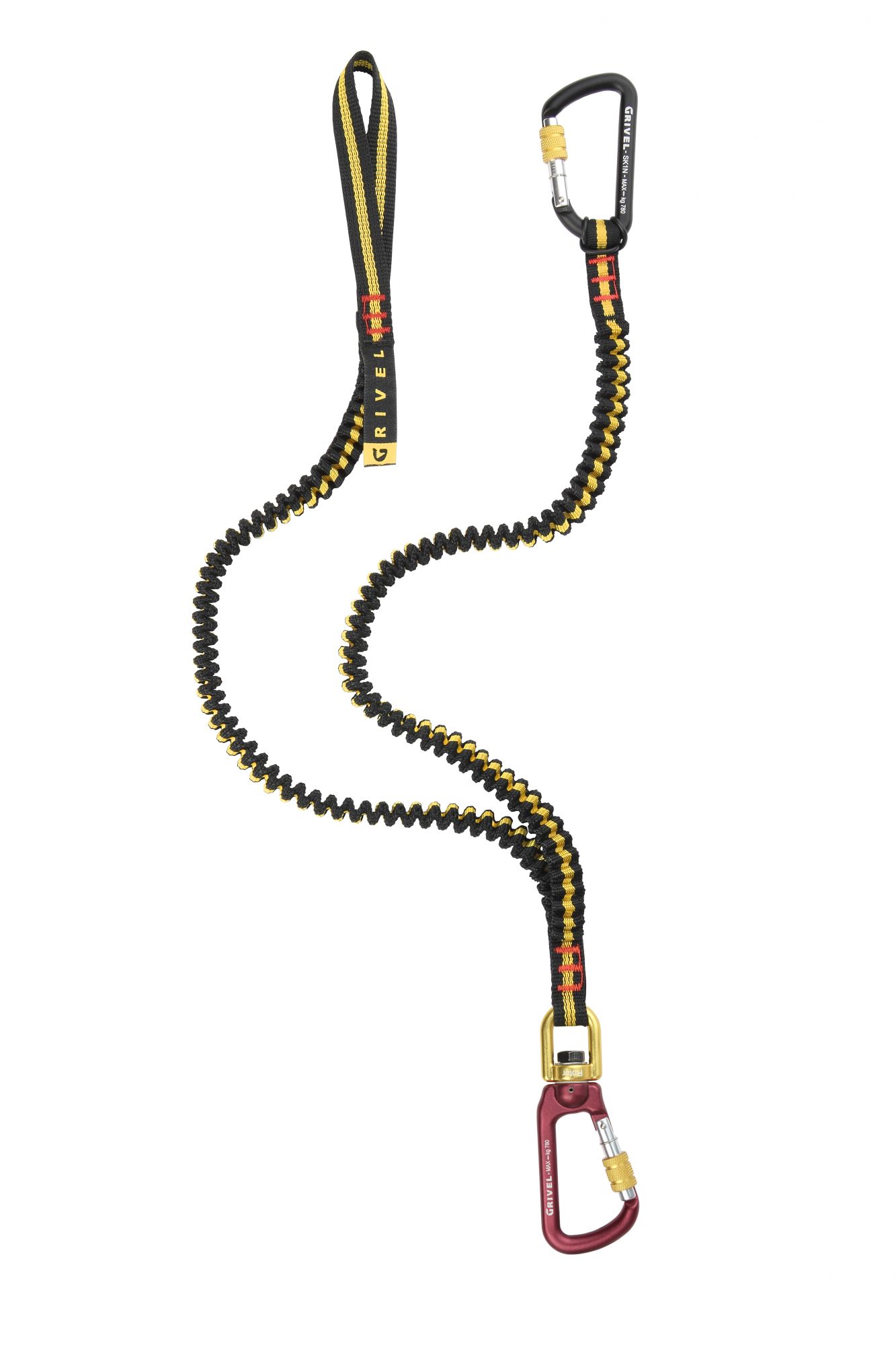 Grivel Double Spring 2-0 Schwarz- Eiskletterzubehr und Ersatzteile- Grsse One Size - Farbe Black - Yellow