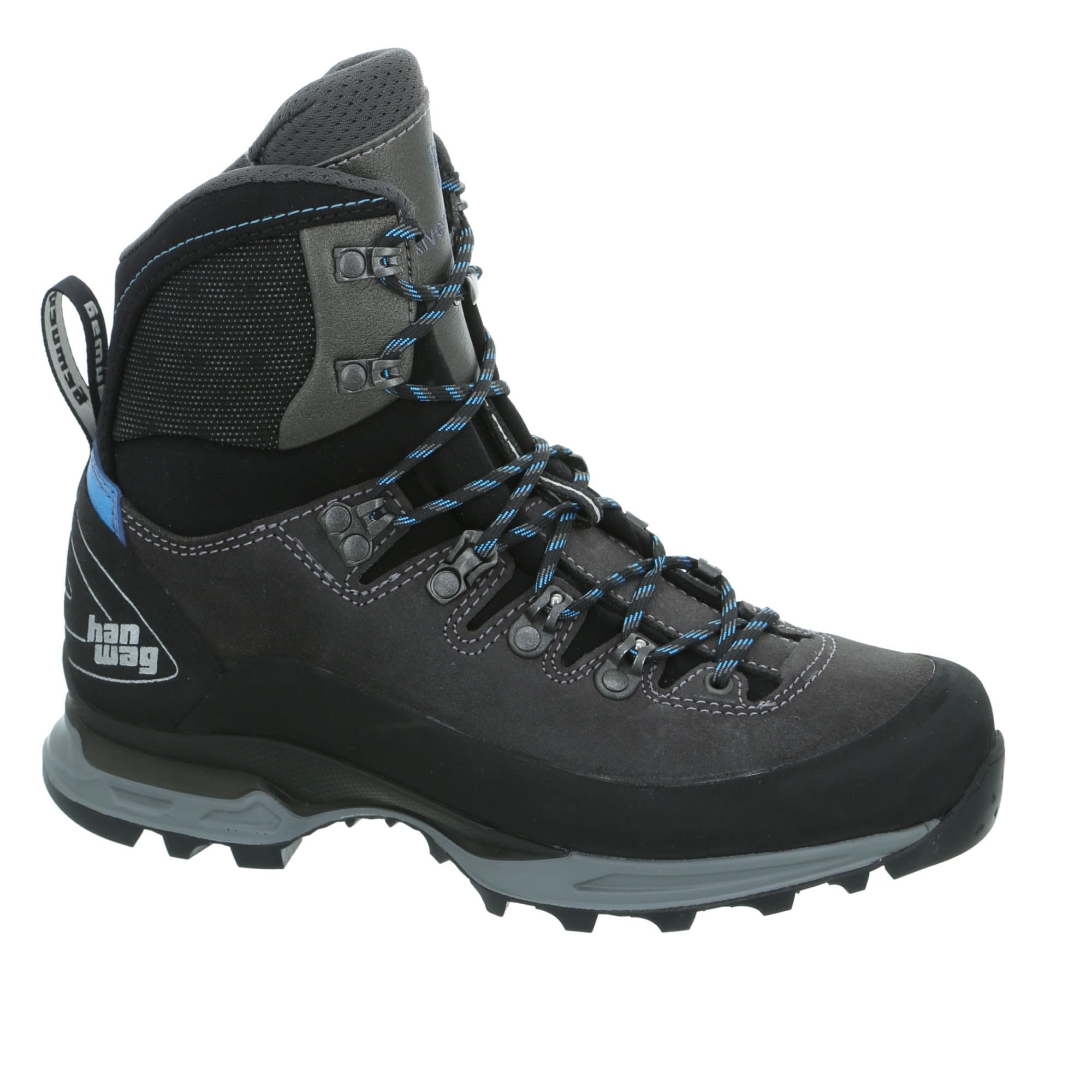 Hanwag Alverstone II LL Blau - Grau- Female Wander- und Trekkingstiefel- Grsse EU 37 - Farbe Asphalt - Ocean