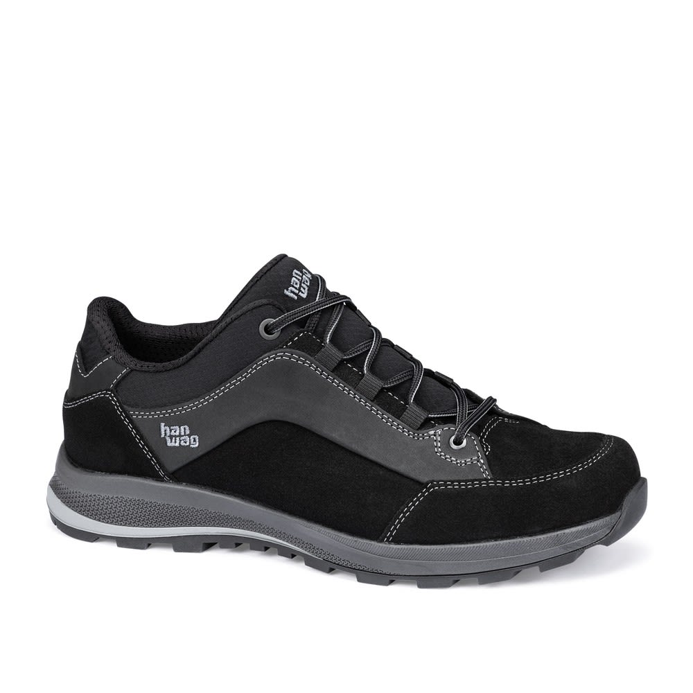 Hanwag Banks Low Bunion LL Schwarz- Male Hiking- und Approachschuhe- Grsse EU 40 - Farbe Black - Black