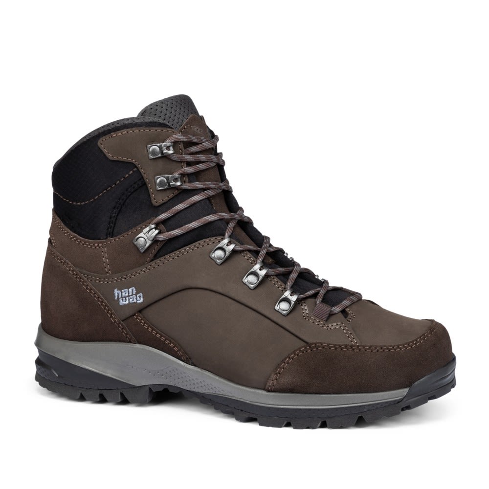 Hanwag Banks SF Extra LL Braun- Male Wander- und Trekkingstiefel- Grsse EU 40-5 - Farbe Mocca - Asphalt