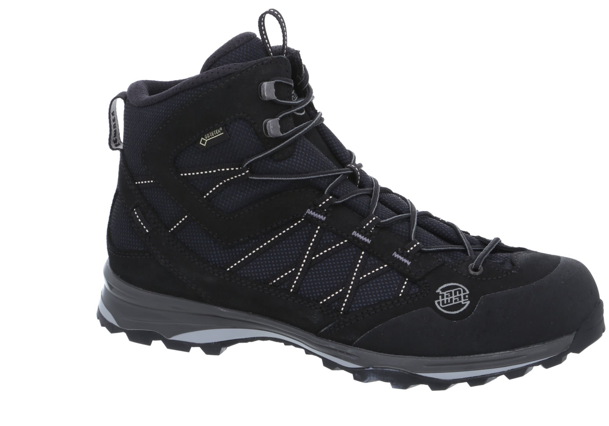 Hanwag Belorado II Mid Bunion Gtx(R)(R) Schwarz- Male Gore-Tex(R) Wander- und Trekkingstiefel- Grsse EU 42 - Farbe Black - Black