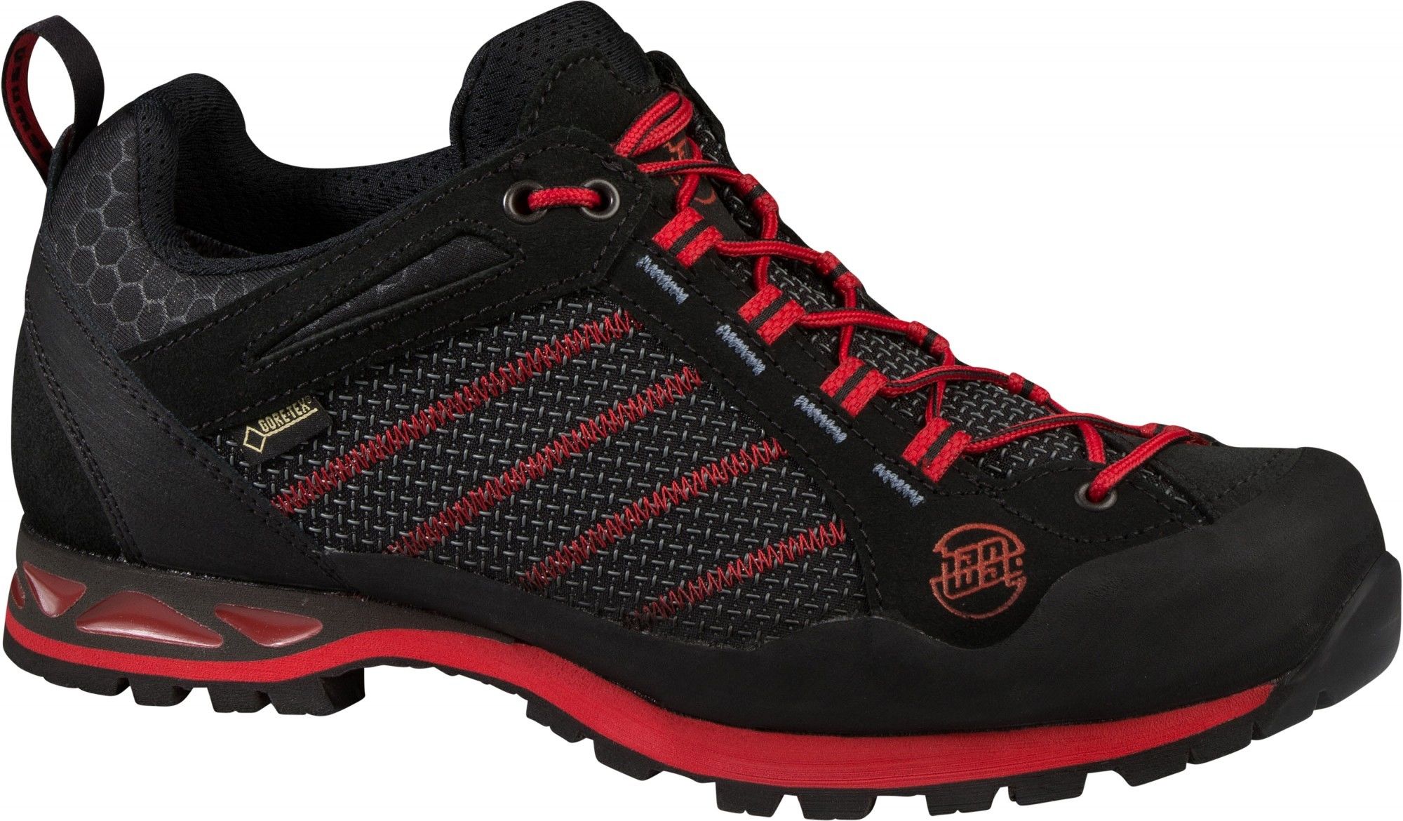 Hanwag Makra Low Gtx(R)(R) Schwarz- Male Gore-Tex(R) Hiking- und Approach-Schuhe- Grsse EU 39-5 - Farbe Schwarz