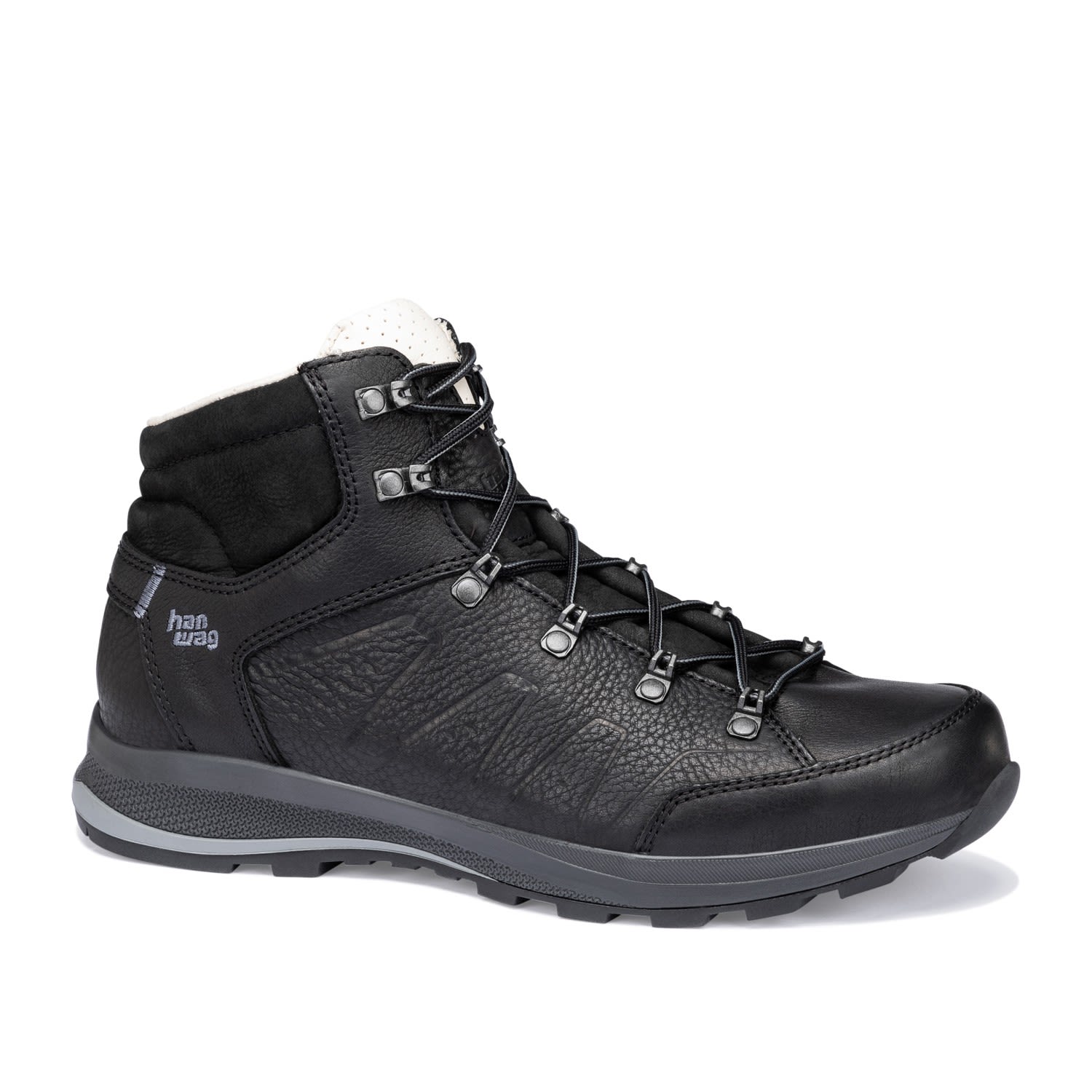 Hanwag Travi Schwarz- Male Wander- und Trekkingstiefel- Grsse EU 41-5 - Farbe Black - Black