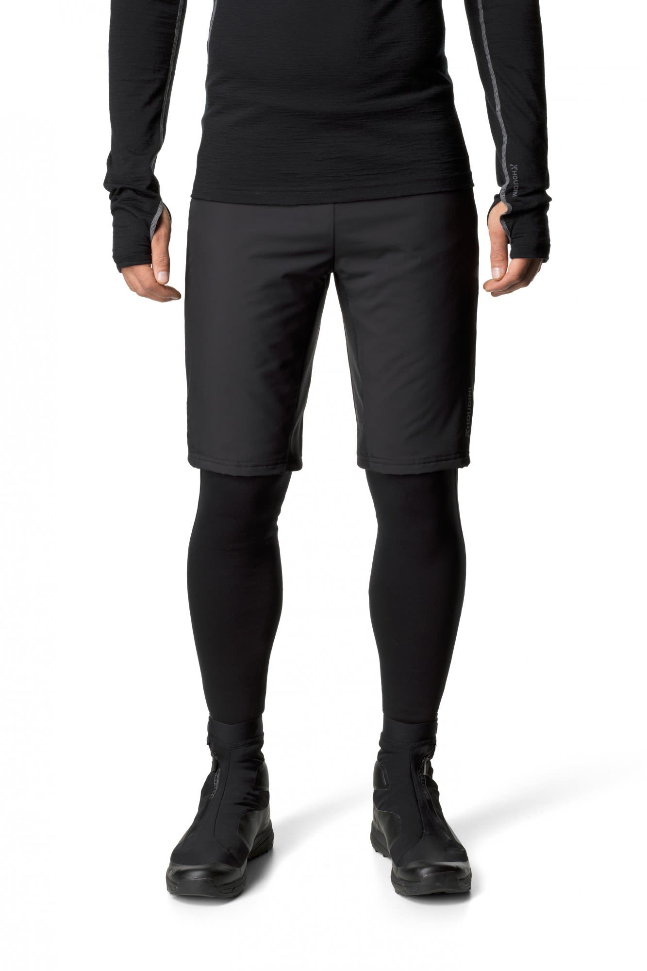 Houdini Moonwalk Shorts Schwarz- Male PrimaLoft(R) Hosen- Grsse S - Farbe True Black