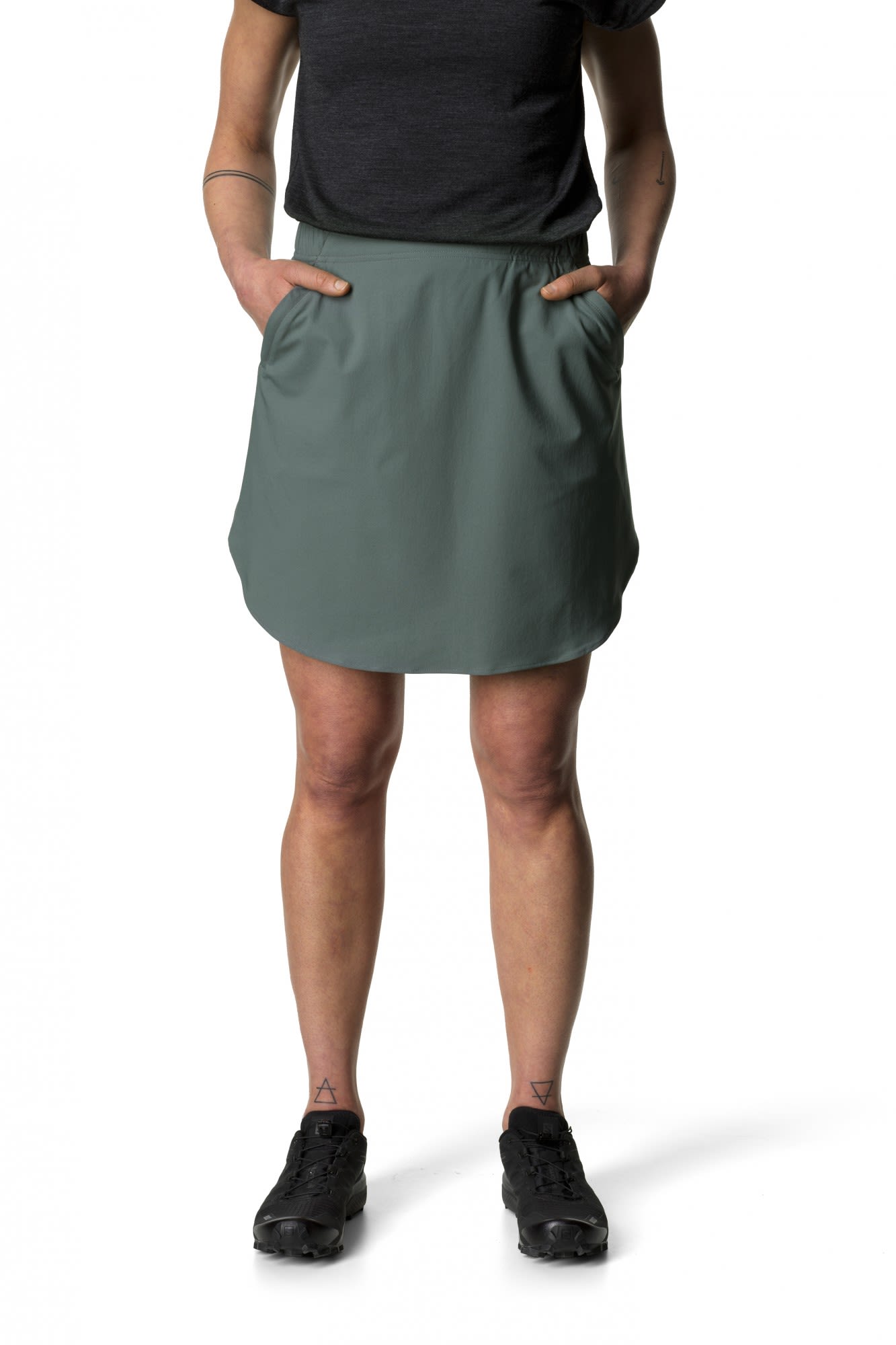 Houdini Stride Skirt Grn- Female Rcke- Grsse XS - Farbe Greeness
