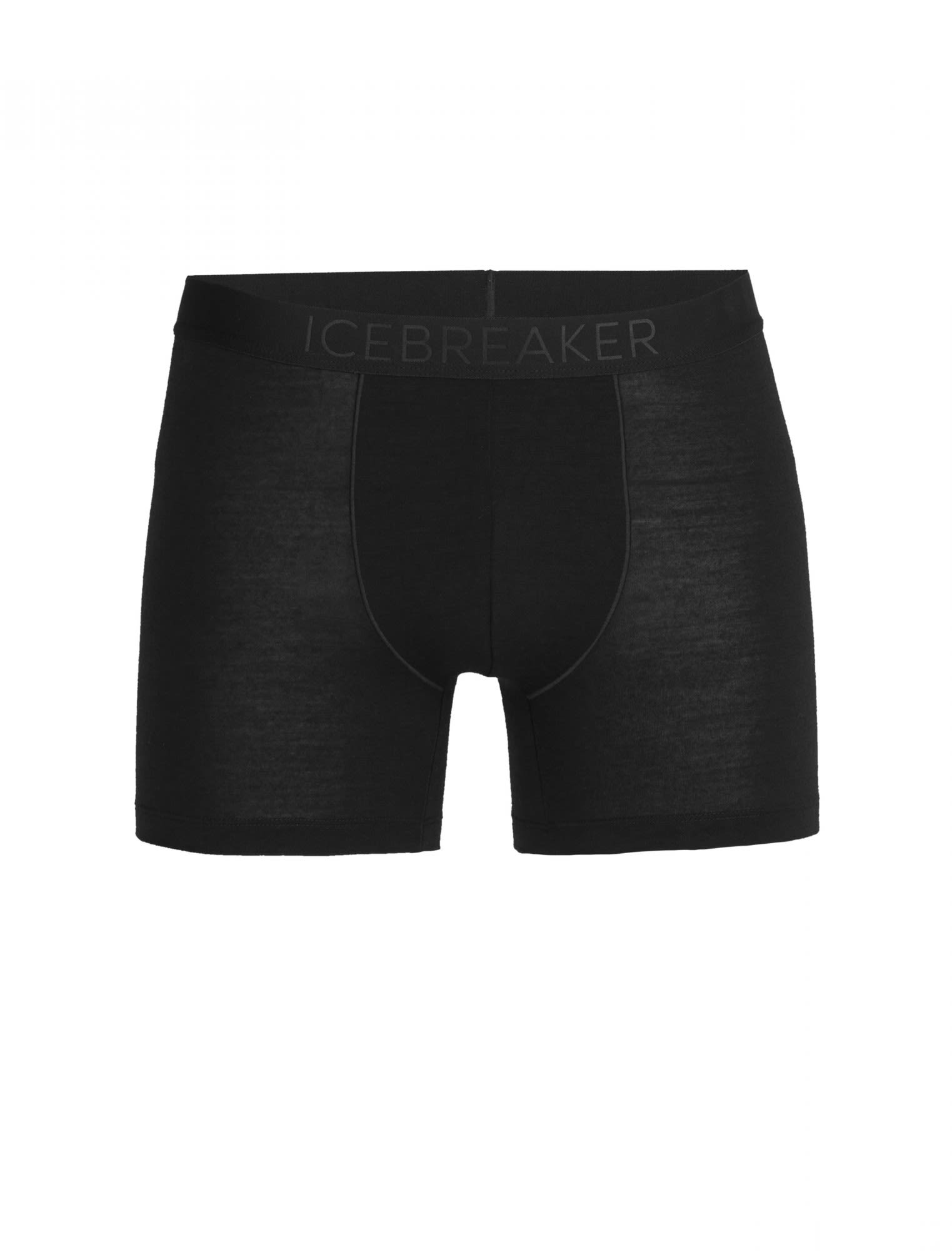 Icebreaker Anatomica Cool-Lite Boxers Schwarz- Male Merino Lange Unterhosen- Grsse S - Farbe Black
