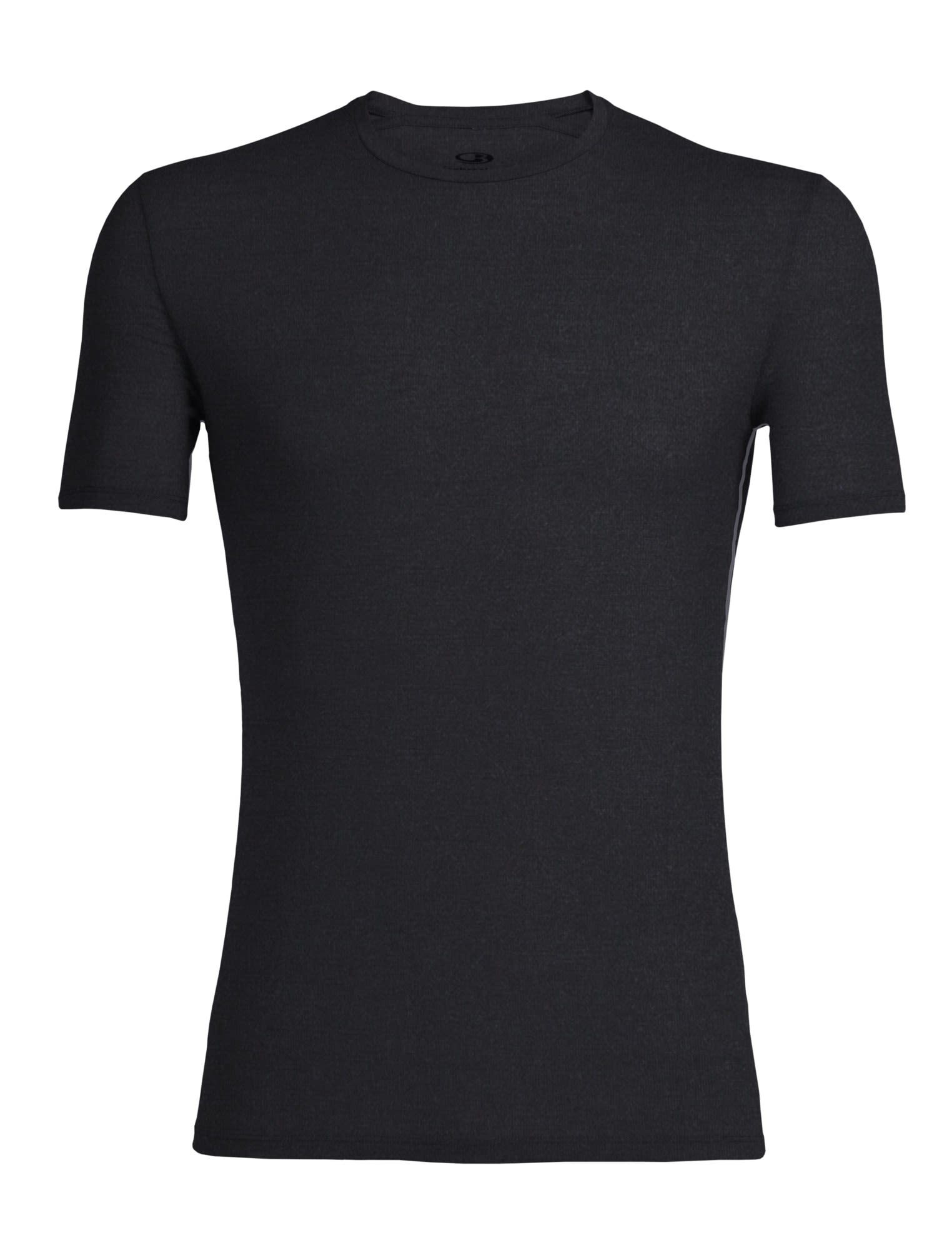 Icebreaker Anatomica Short-Sleeve Crewe Schwarz- Male Merino Langarm-Shirts- Grsse M - Farbe Black