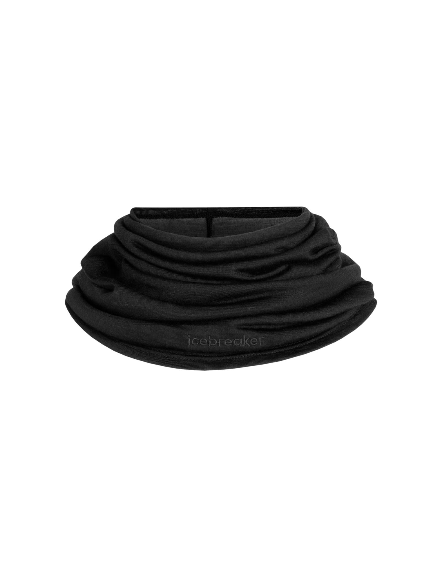 Icebreaker Cool Lite Flexi Chute Schwarz- Merino Schals und Halstcher- Grsse One Size - Farbe Black