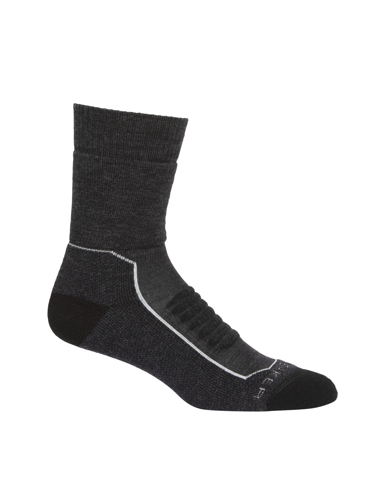 Icebreaker Hike+ Heavy Crew Grau- Female Merino Wander- und Trekkingsocken- Grsse M - Farbe Jet Hthr
