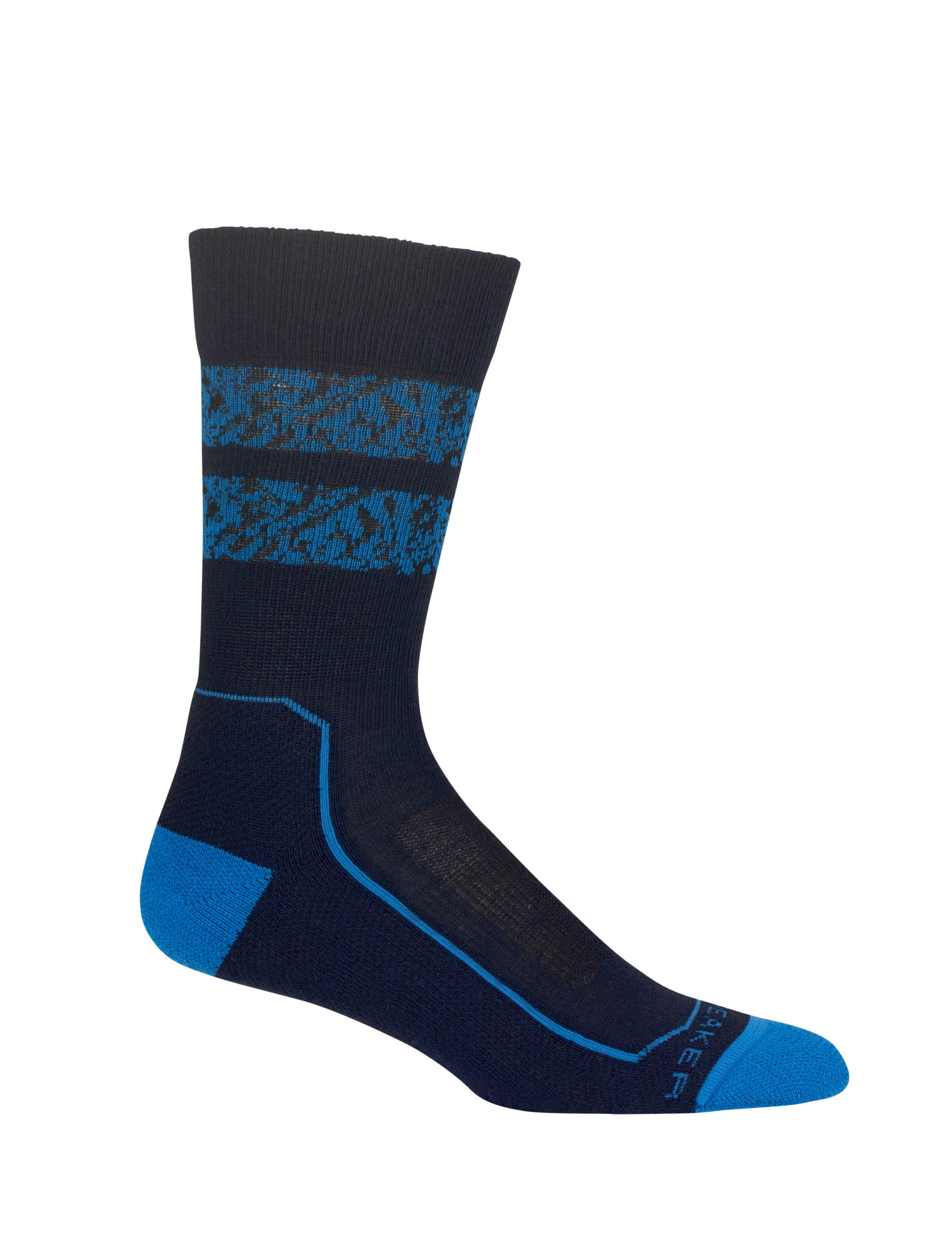 Icebreaker Hike+ Light Crew Natural Summit Blau- Male Merino Wander- und Trekkingsocken- Grsse M - Farbe Midnight Navy - Lazurite - Black