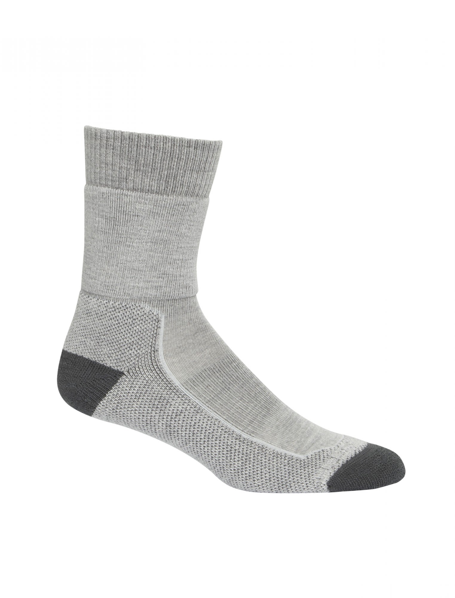 Icebreaker Hike+ Medium Crew Grau- Female Merino Wander- und Trekkingsocken- Grsse M - Farbe Blizzard Hthr