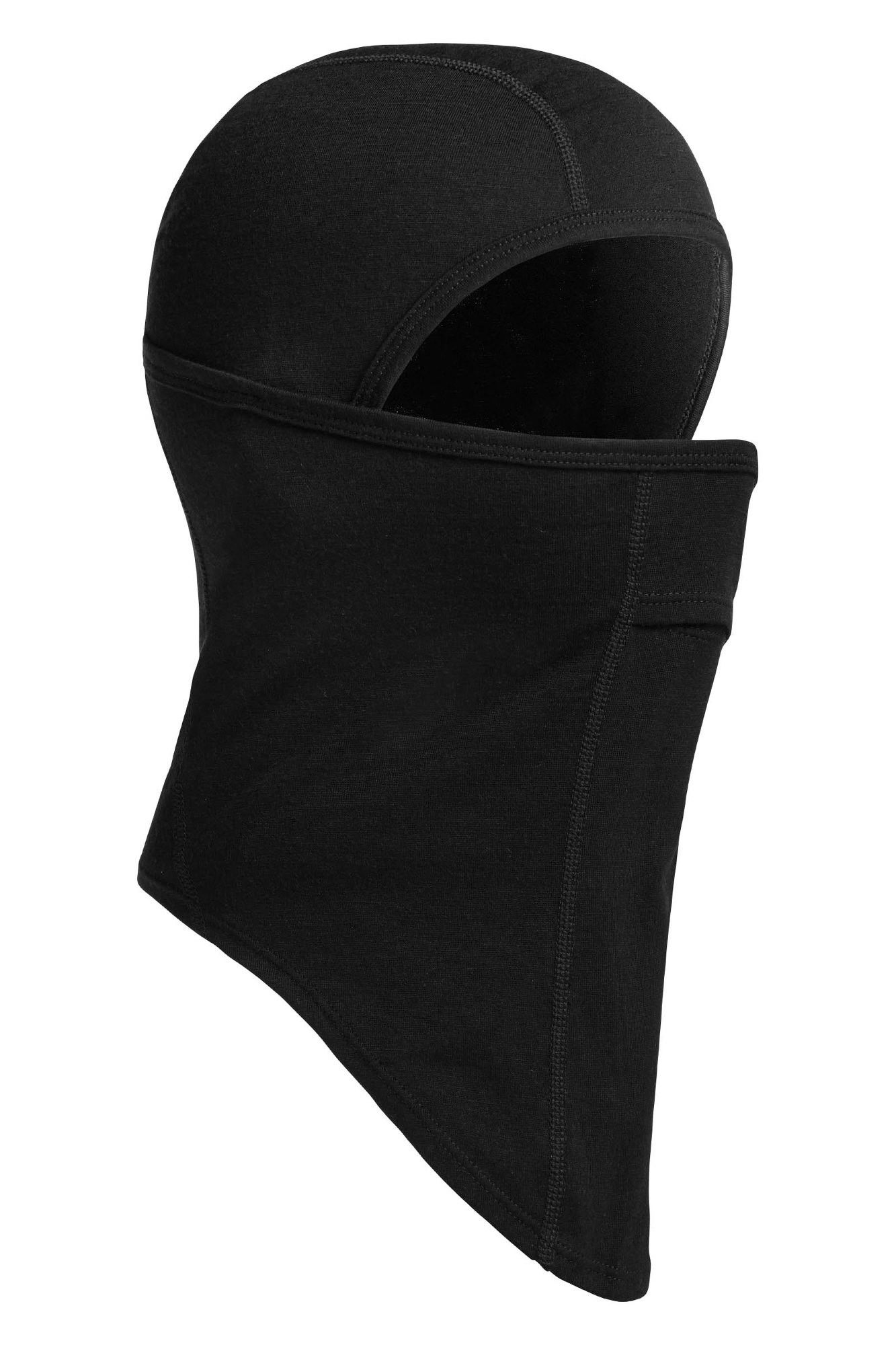Icebreaker Oasis Balaclava Schwarz- Merino Sturmhauben- Grsse One Size - Farbe Black
