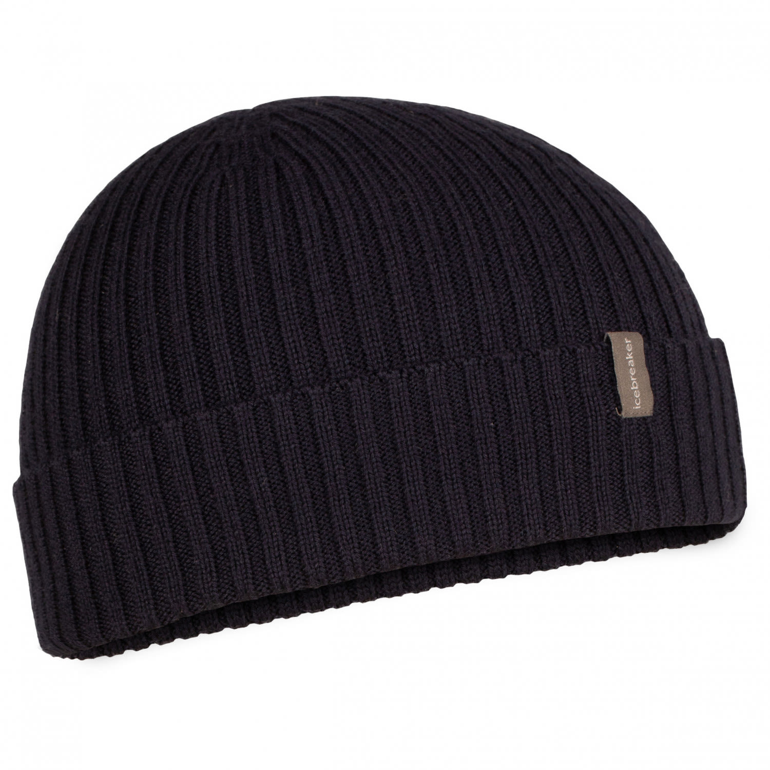 Icebreaker Rixdorf Cuff Beanie Blau- Merino Kopfbedeckungen- Grsse One Size - Farbe Midnight Navy