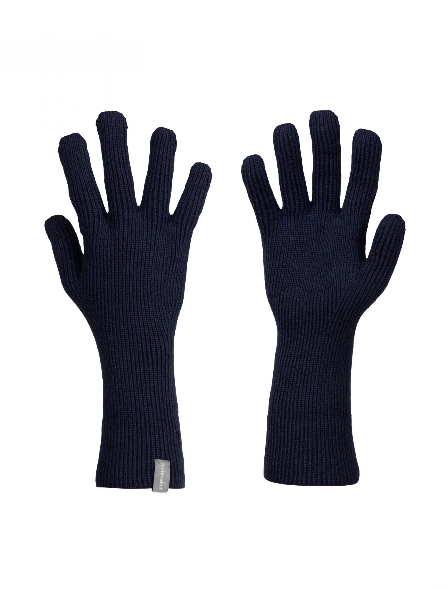 Icebreaker Rixdorf Gloves Blau- Merino Fingerhandschuhe- Grsse XS - Farbe Midnight Navy
