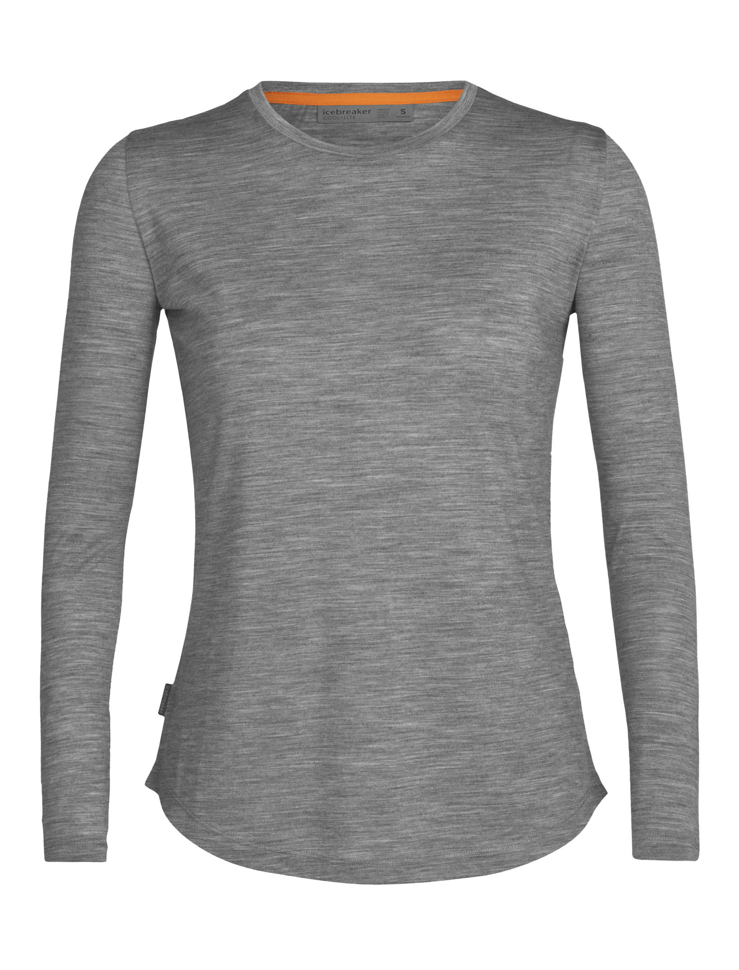 Icebreaker Sphere II Long-Sleeve Tee Grau- Female Merino Langarm-Shirts- Grsse S - Farbe Metro Hthr