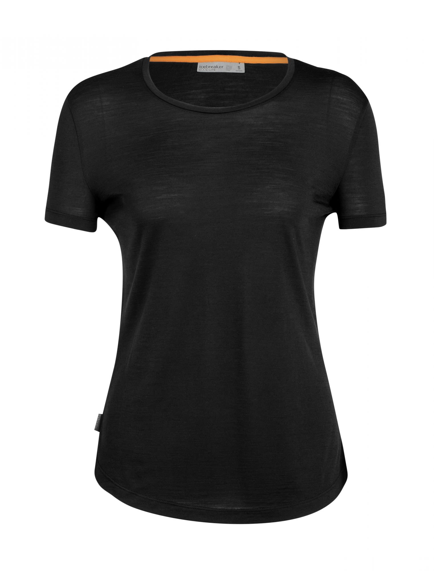 Icebreaker Sphere II Short-Sleeve Tee Schwarz- Female Merino Kurzarm-Shirts- Grsse L - Farbe Black