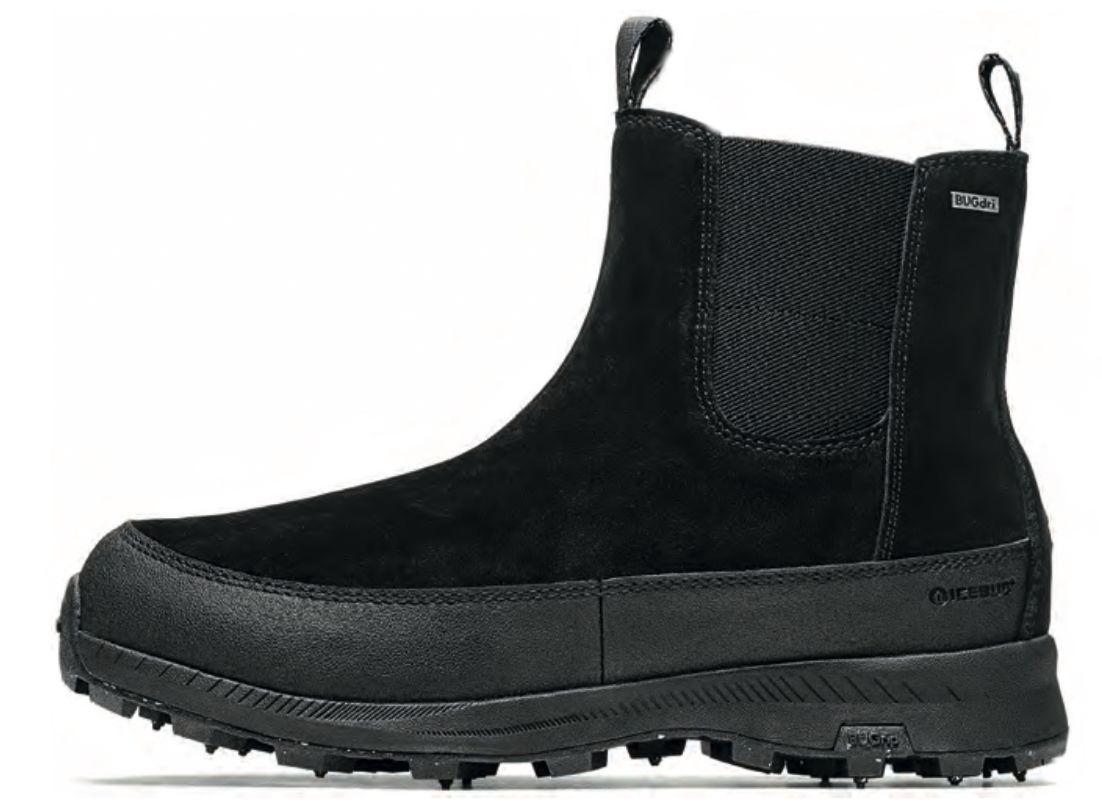 Icebug Hova Michelin Schwarz- Male Merino Winterstiefel und -schuhe- Grsse EU 40-5 - Farbe Black