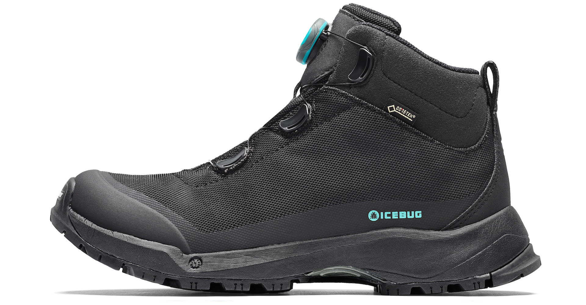 Icebug Stavre Michelin Gtx(R)(R) Schwarz- Female Gore-Tex(R) Wander- und Trekkingstiefel- Grsse EU 36-5 - Farbe Black - Jade Mist