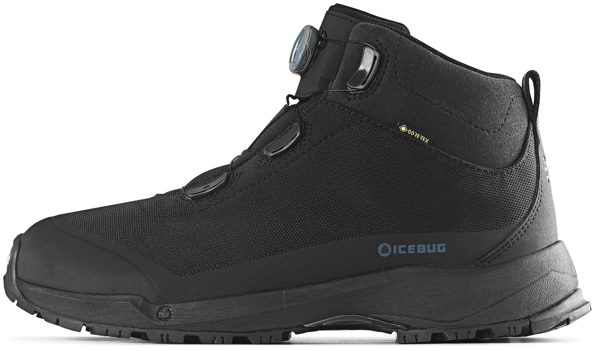 Icebug Stavre Michelin Gtx(R)(R) Schwarz- Male Gore-Tex(R) Wander- und Trekkingstiefel- Grsse EU 41-5 - Farbe Black - Petroleum