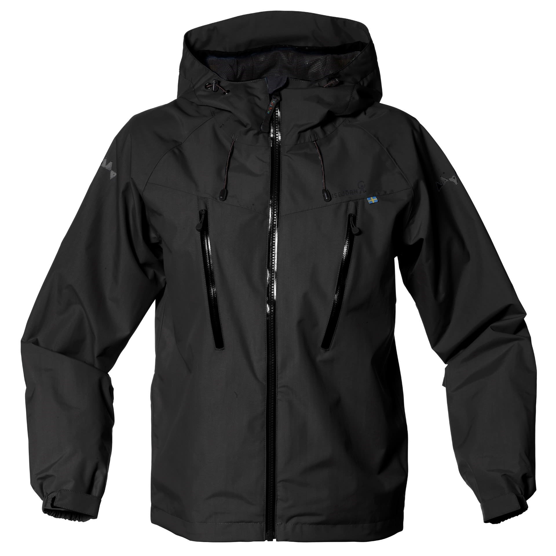 Isbjrn Junior Monsune Hard Shell Jacket Schwarz- Regenjacken und Hardshells- Grsse 134 - 140 - Farbe Black