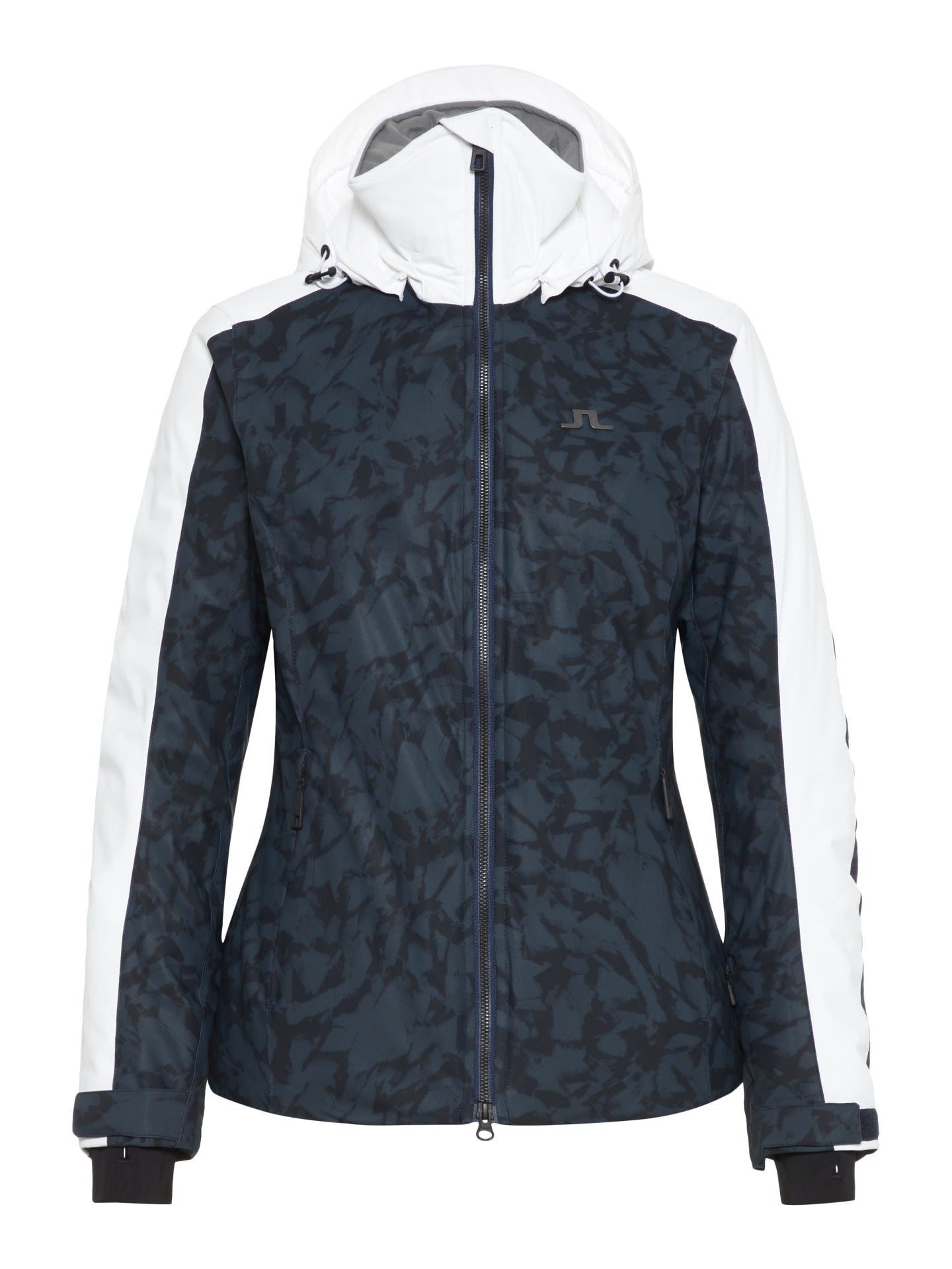 J-Lindeberg LOA Jacket Blau - Grau - Weiss- Female PrimaLoft(R) Anoraks- Grsse XS - Farbe Icelayers Jl Navy - Dark Grey