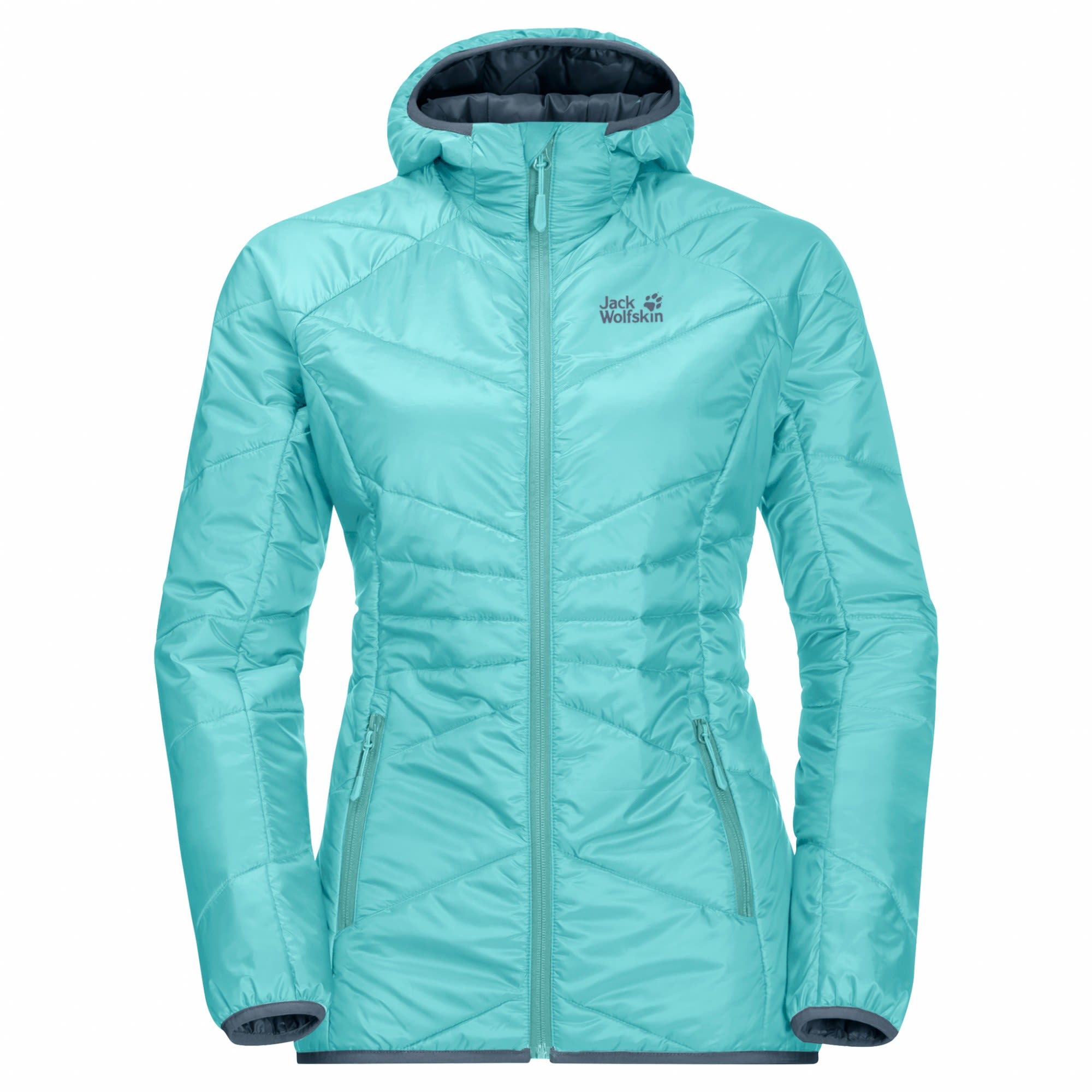 Jack Wolfskin Argon Hoody Blau - Grn- Female Daunen Anoraks- Grsse S - Farbe Peppermint