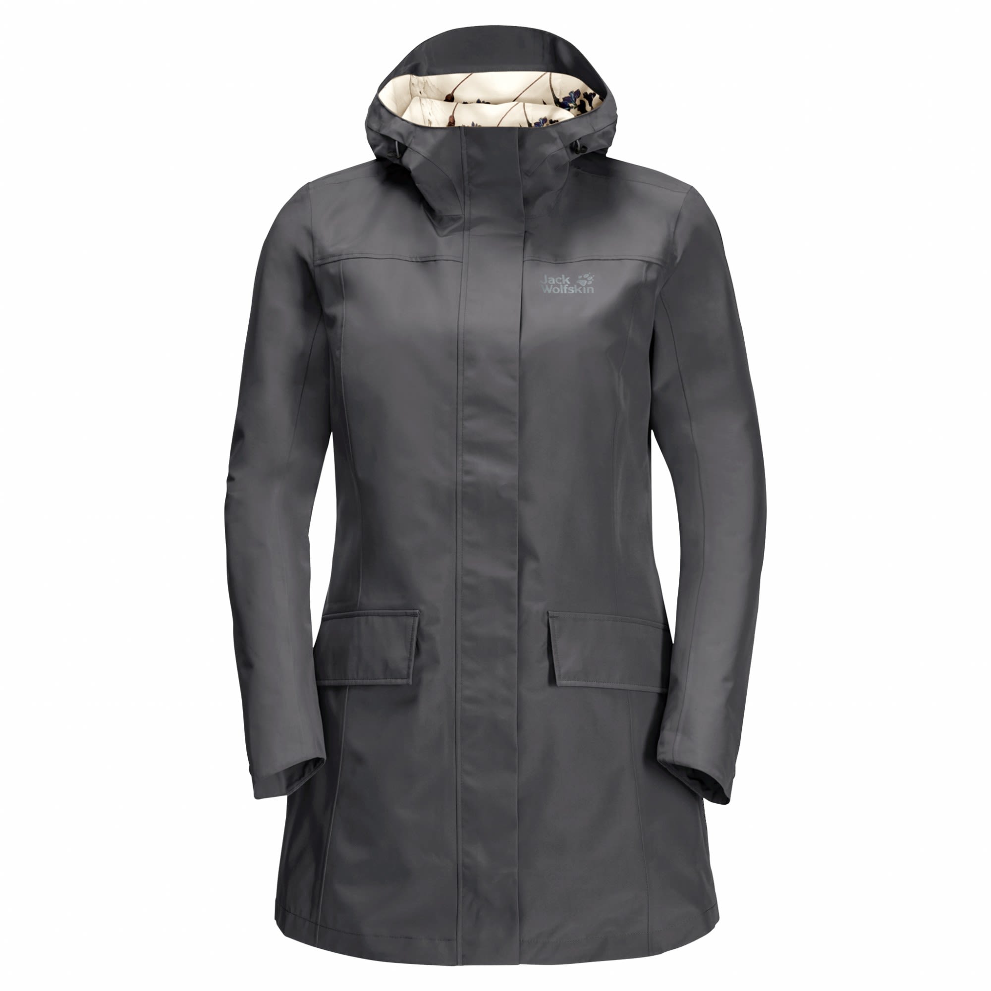 Jack Wolfskin Cape York Paradise Coat Grau- Female Freizeitmntel- Grsse XS - Farbe Asphalt