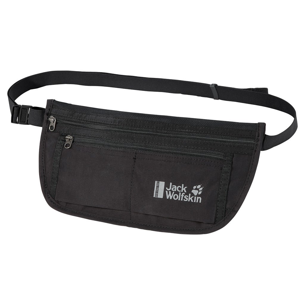 Jack Wolfskin Document Belt Rfid Schwarz- Grtel- und Hfttaschen- Grsse One Size - Farbe Black