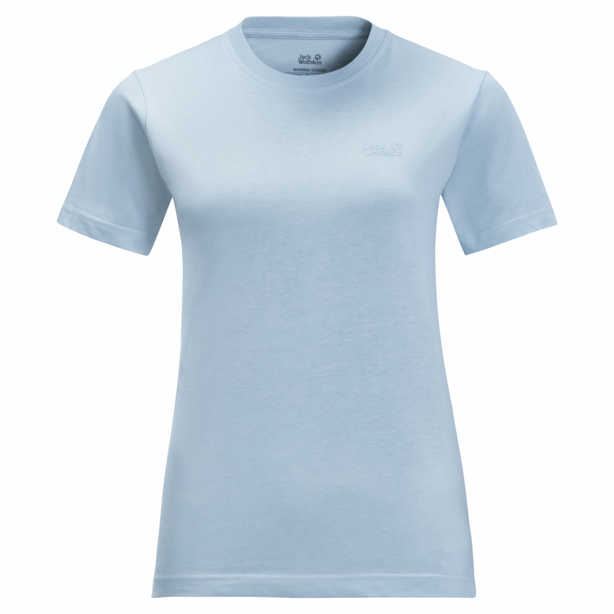 Jack Wolfskin Essential Tee Blau- Female Kurzarm-Shirts- Grsse XS - Farbe Blue Fog