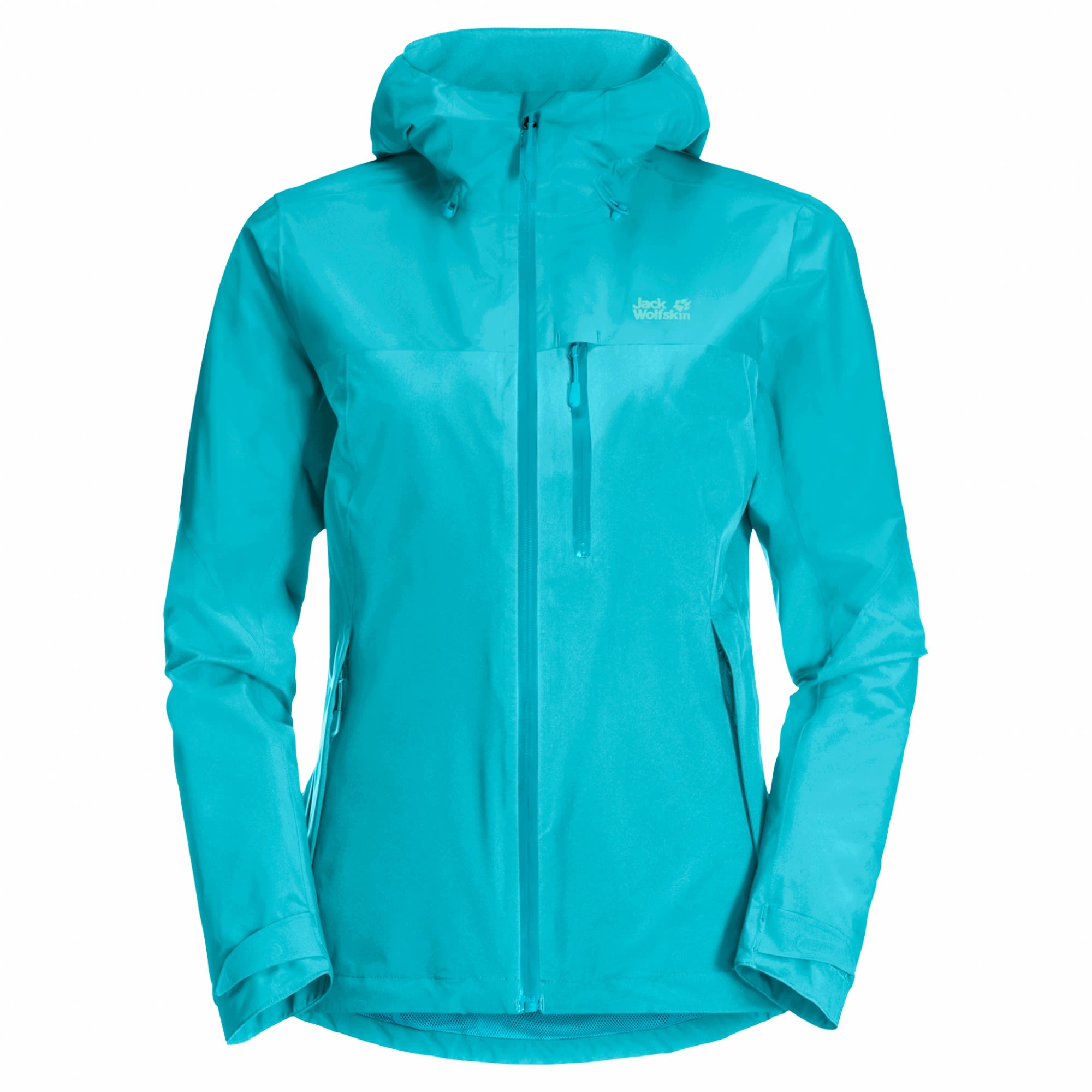 Jack Wolfskin GO Hike Jacket Blau- Female Anoraks- Grsse XL - Farbe Dark Aqua - Dark Aqua
