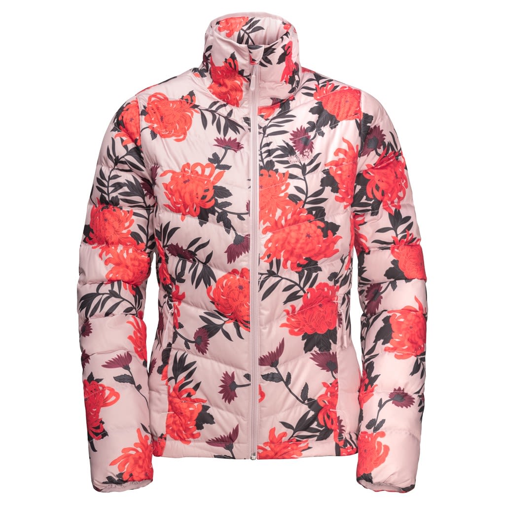 Jack Wolfskin Helium High Print Bunt - Lila- Female Daunen Windbreaker- Grsse S - Farbe Violet Pearl