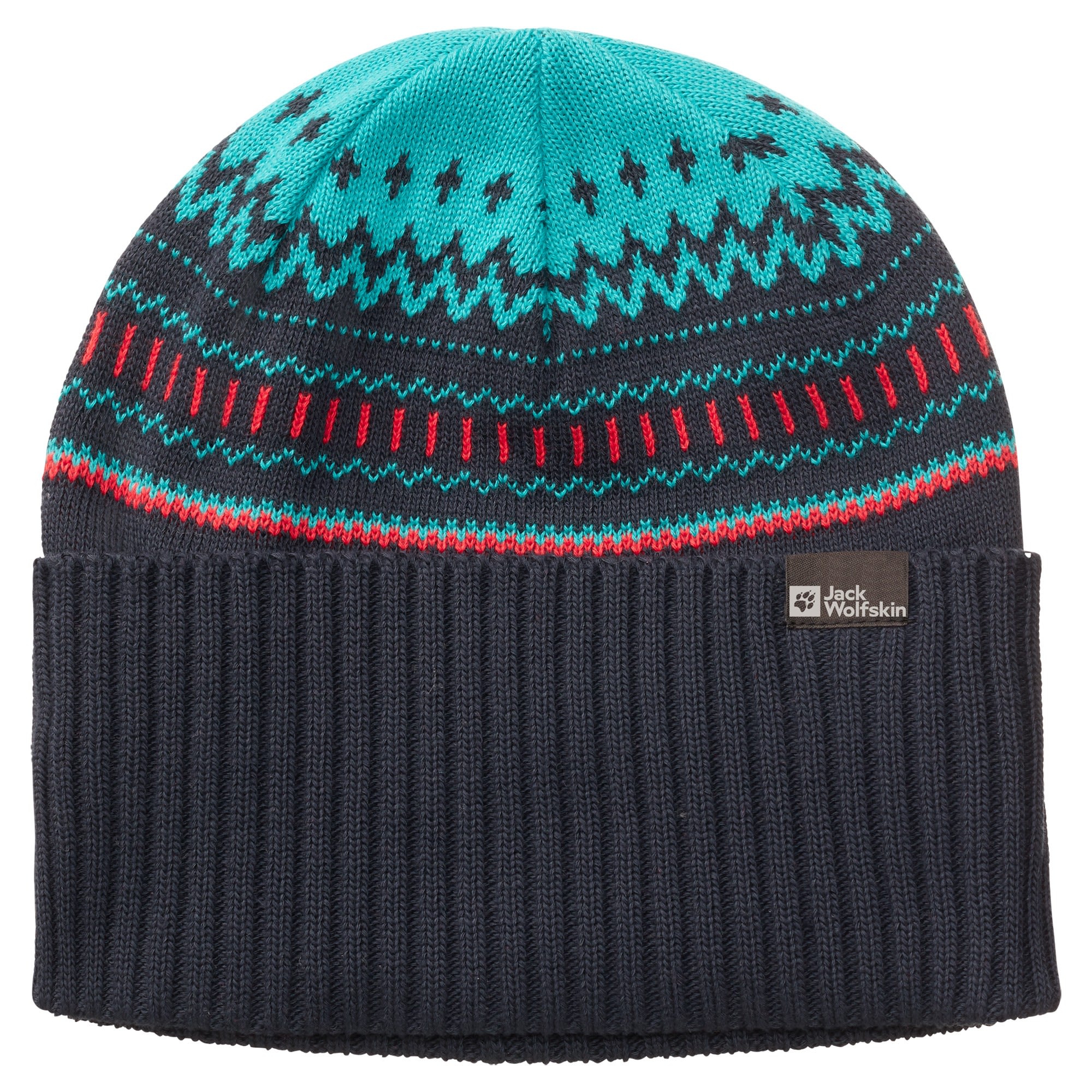 Jack Wolfskin Hornberg Beanie Blau- Kopfbedeckungen- Grsse One Size - Farbe Night Blue