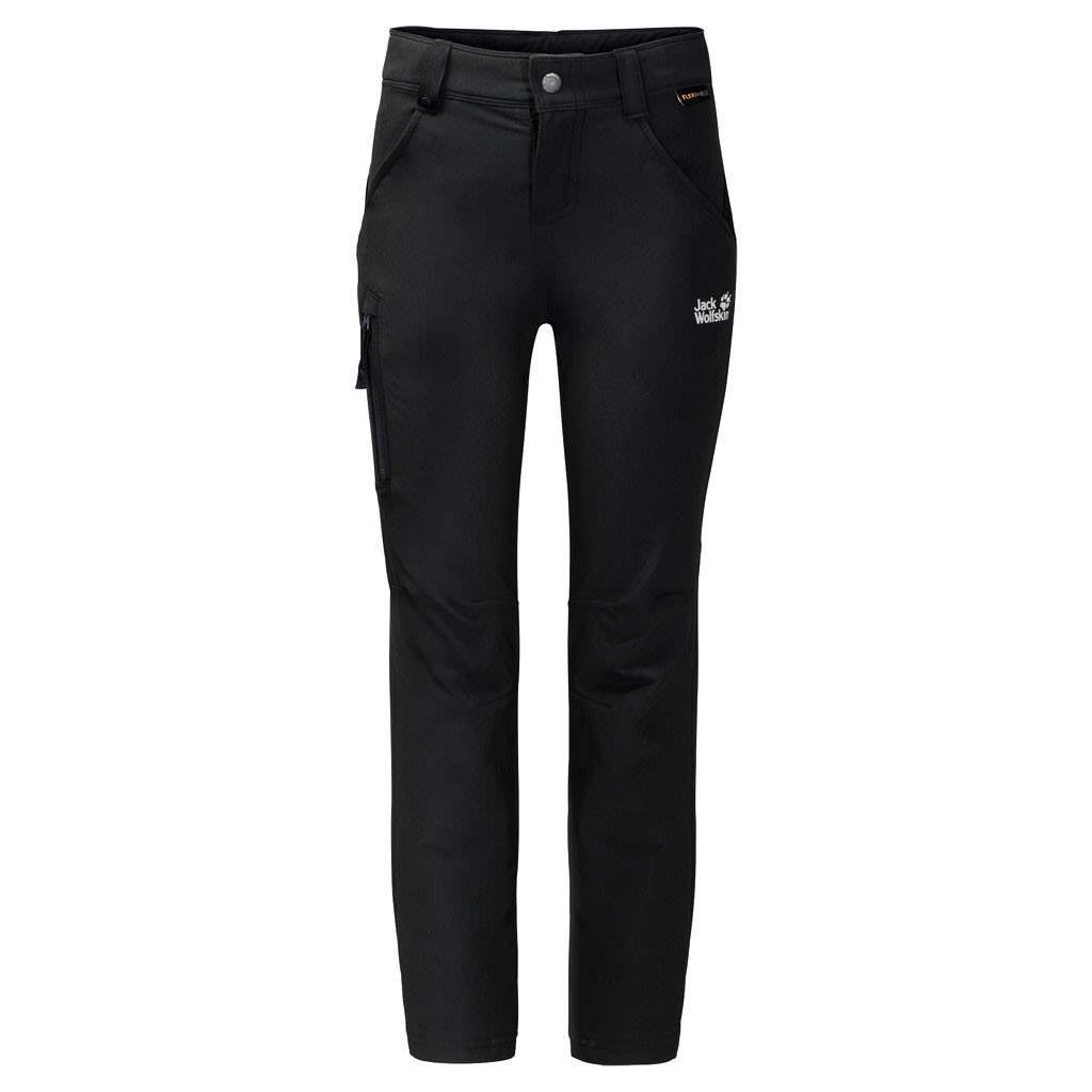 Jack Wolfskin Kids Activate Pants Schwarz- Lange Hosen- Grsse 128 - Farbe Black