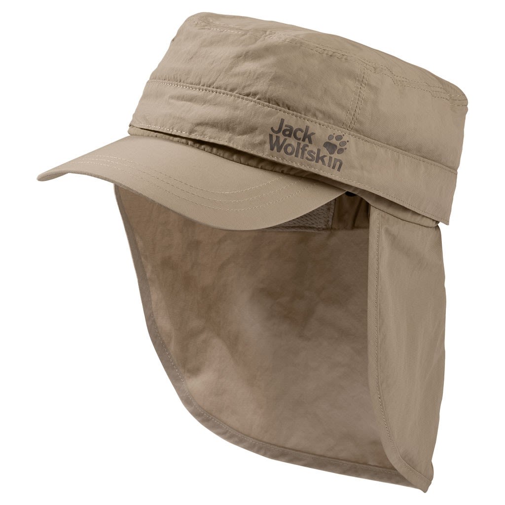 Jack Wolfskin Kids Lakeside Mosquito Cap Braun- Kopfbedeckungen- Grsse S - Farbe Sand Dune