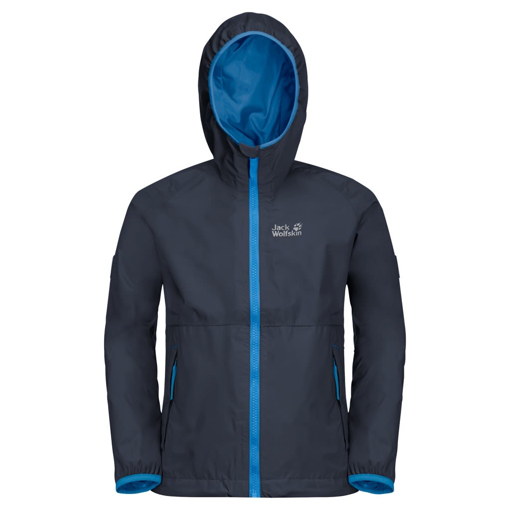 Jack Wolfskin Kids Rainy Days Blau- Anoraks- Grsse 92 - Farbe Night Blue
