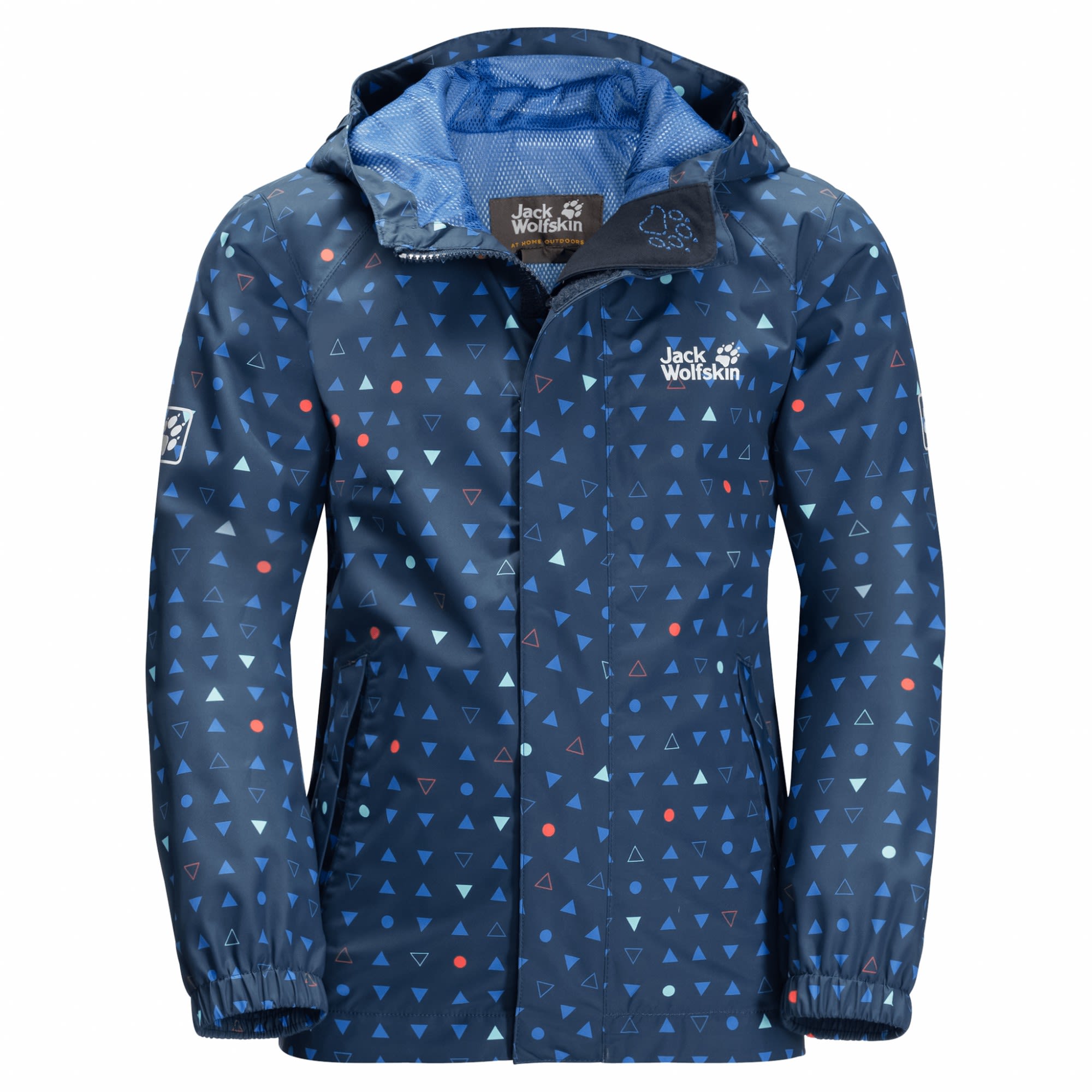 Jack Wolfskin Kids Tucan Dotted Jacket Blau- Ponchos und Capes- Grsse 92 - Farbe Dark Indigo Allover
